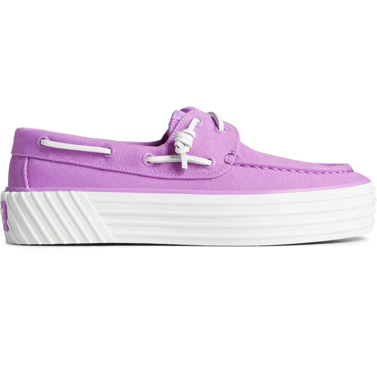 Sperry Crest Boat Platform Shoes Purple