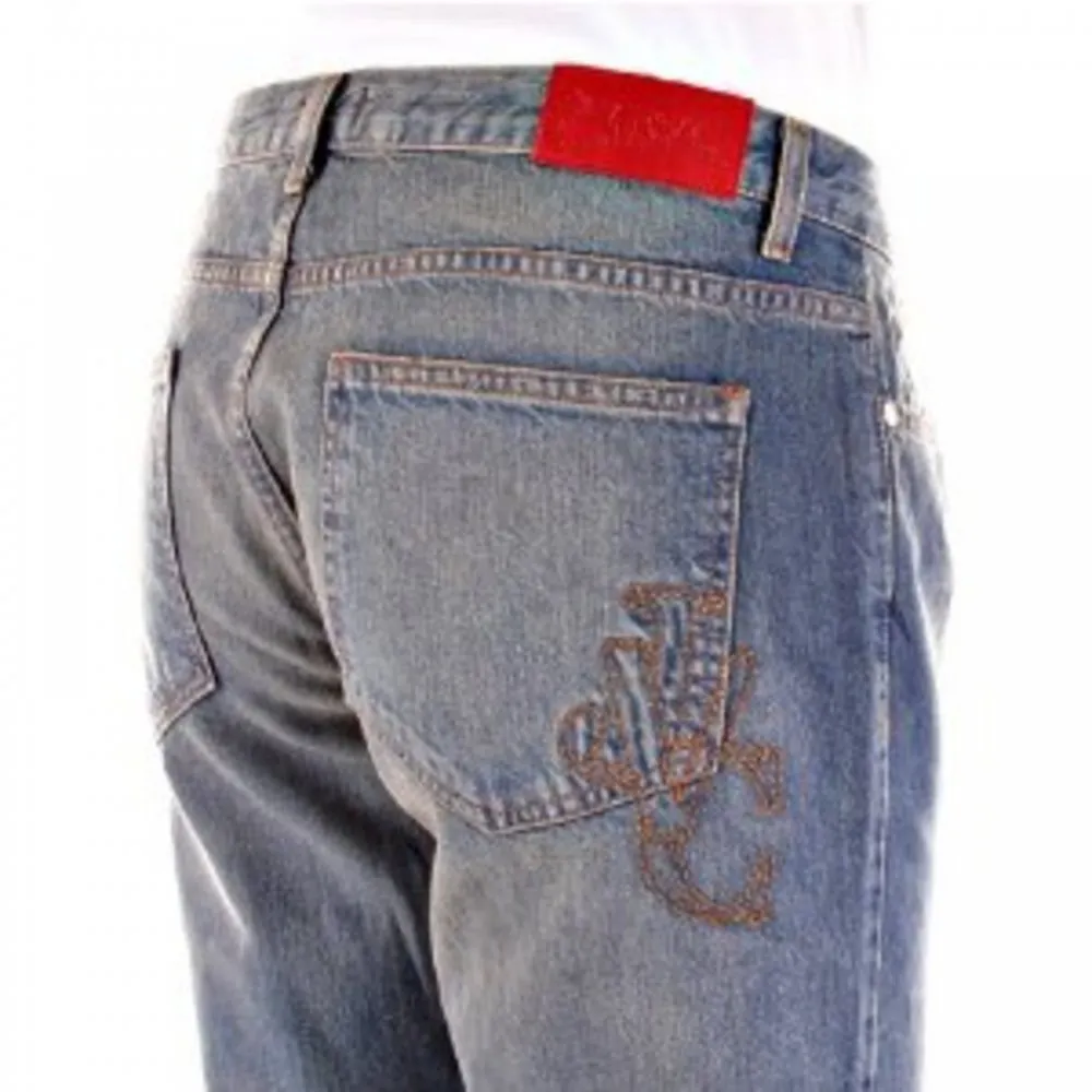 Stonewash Vintage Finish Regular Fit Denim Jeans