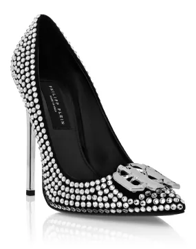 Strass High Plein Heels Decollete Gothic Plein