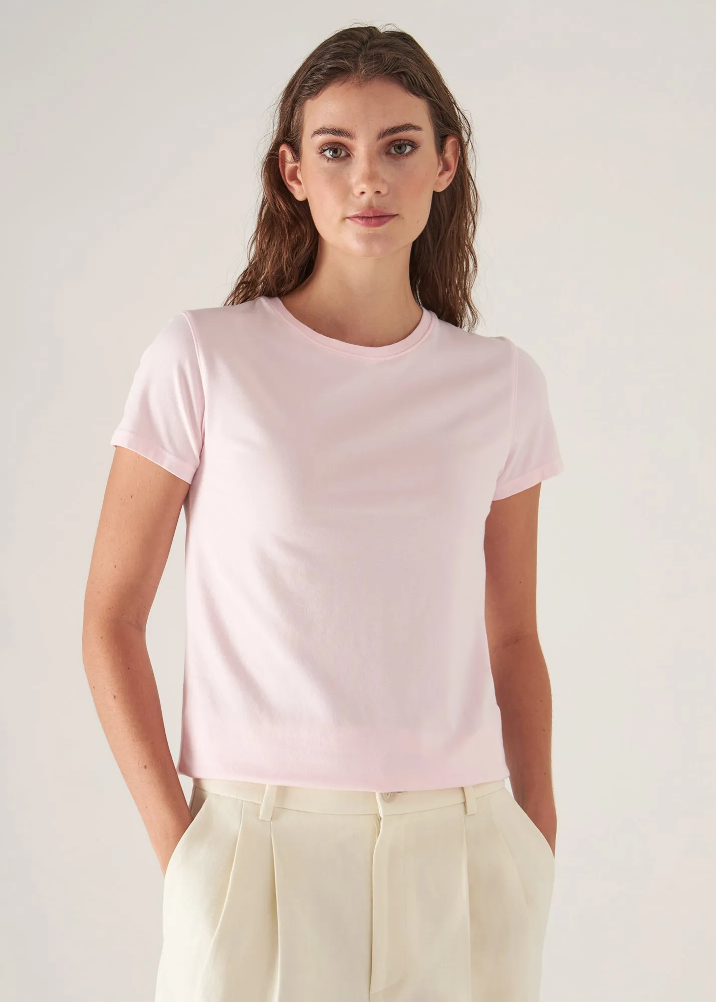 Stretch Slim Pima Cotton T-Shirt