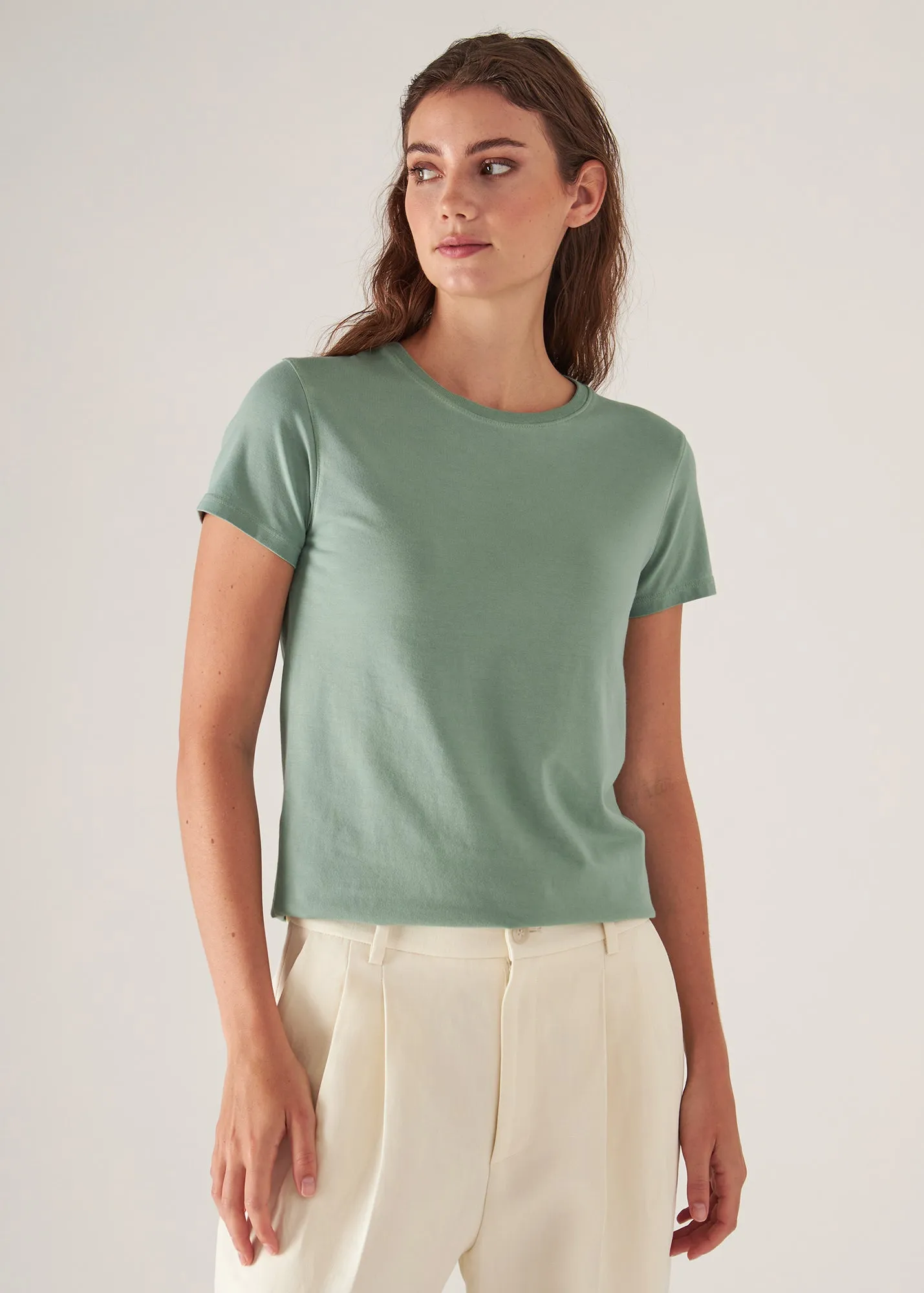 Stretch Slim Pima Cotton T-Shirt