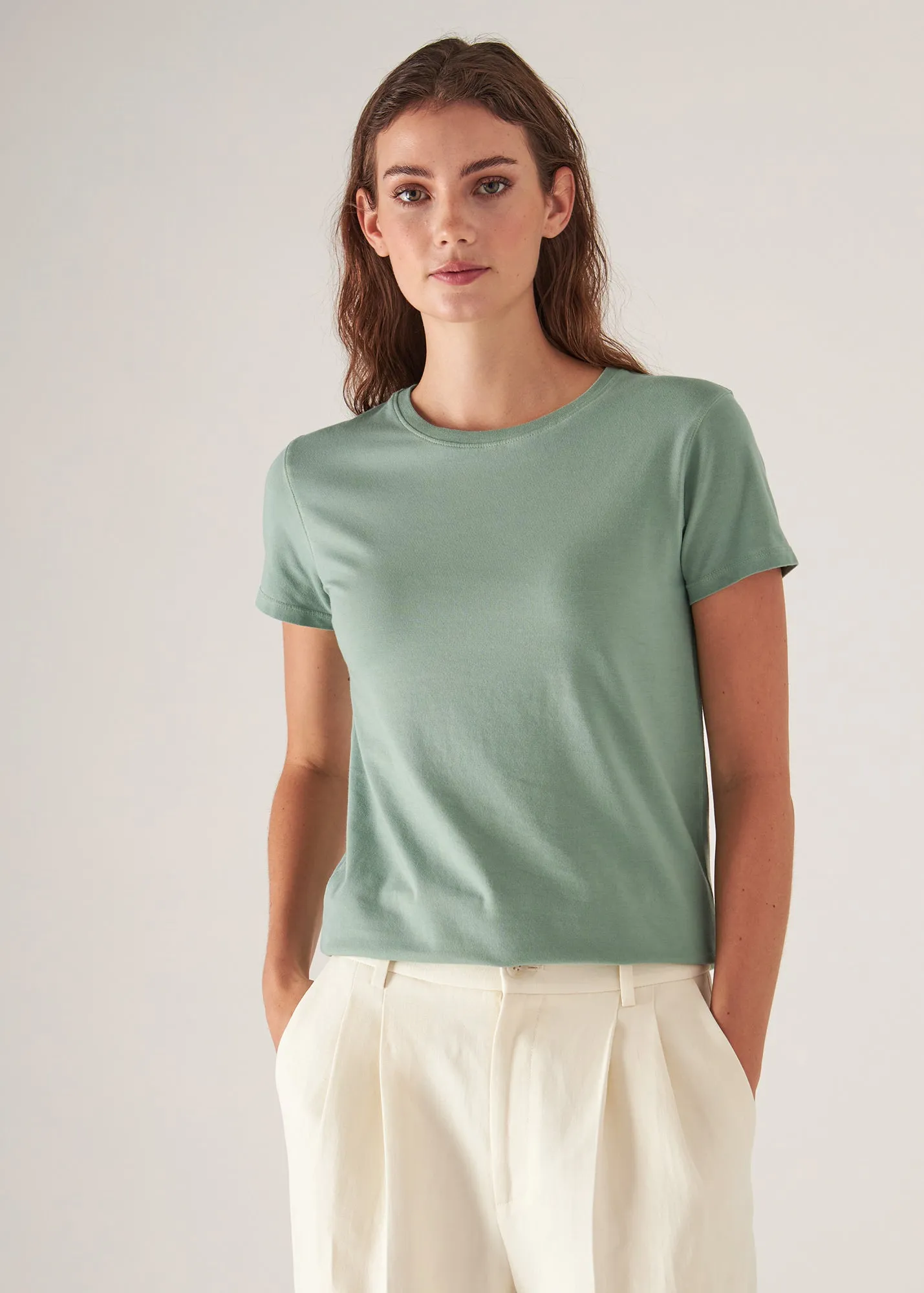 Stretch Slim Pima Cotton T-Shirt