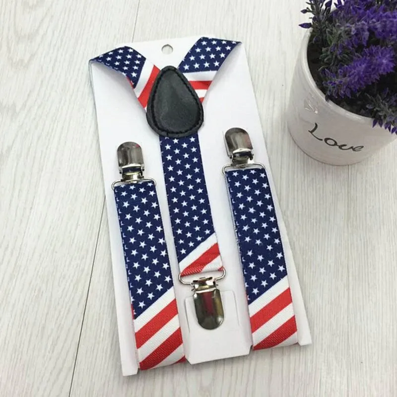 Stylish Boys Girls Kid Child Baby Children Clip on Y Back Elastic Suspenders PY1 P18 SM6