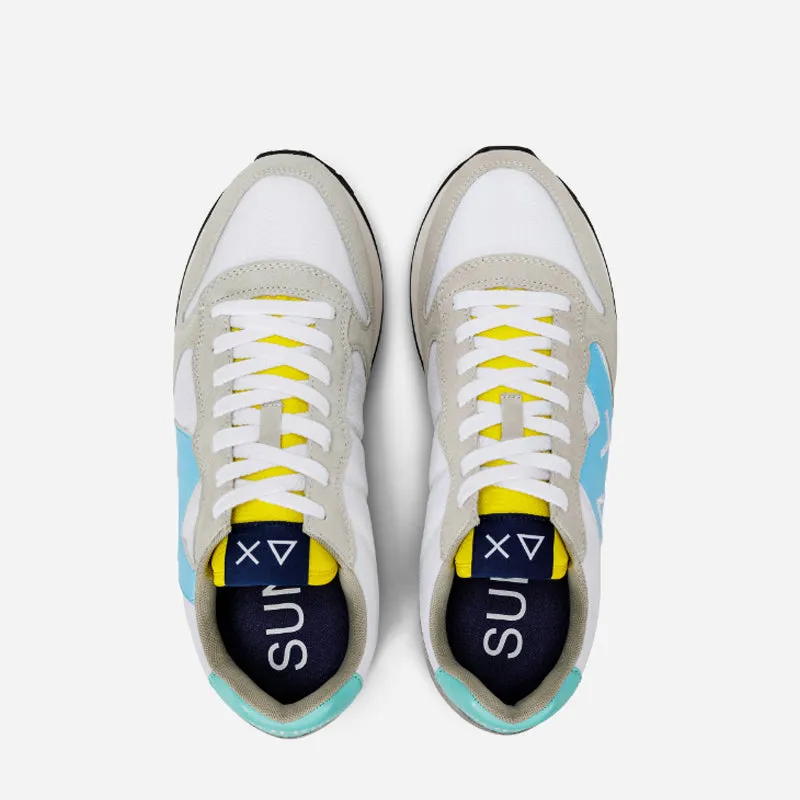 Sun68 white blue sneakers for summer - Jaki model