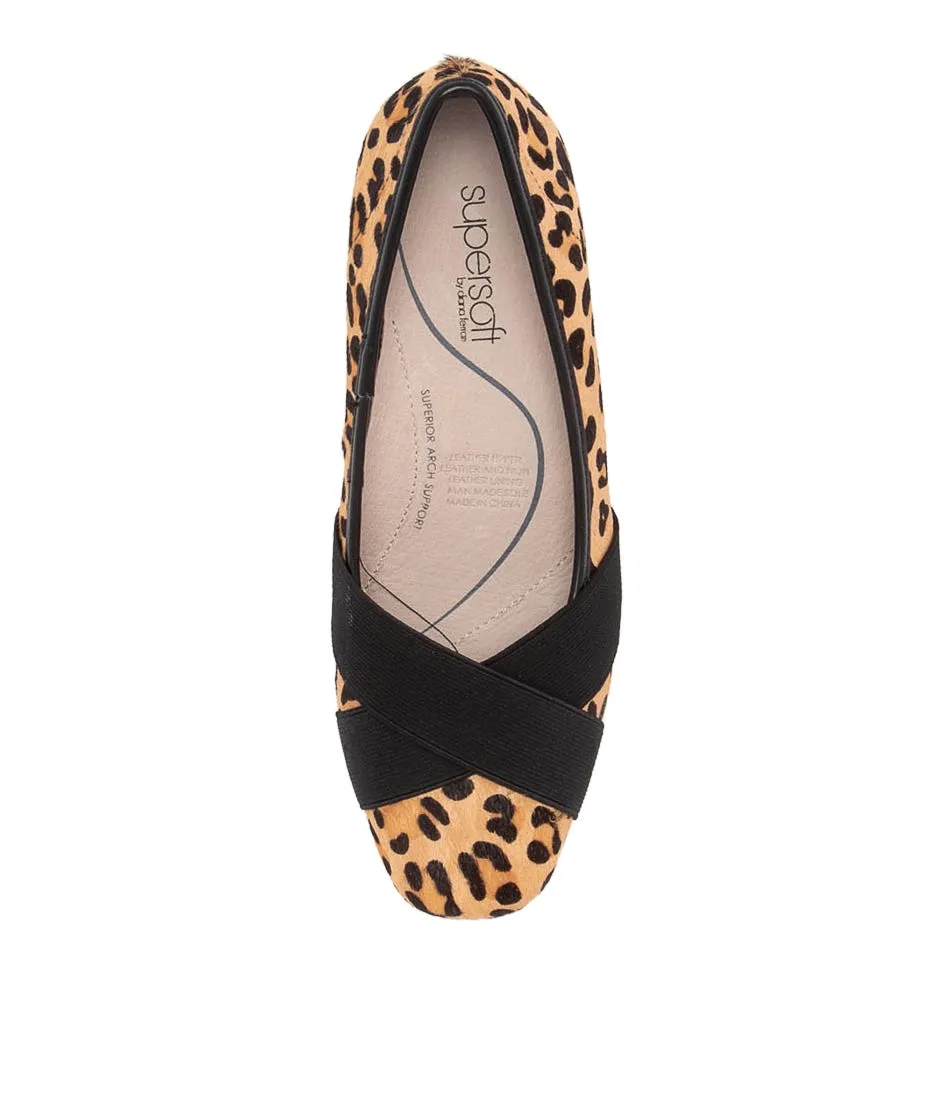 Soft Sandford Leopard Print Wedge Heels