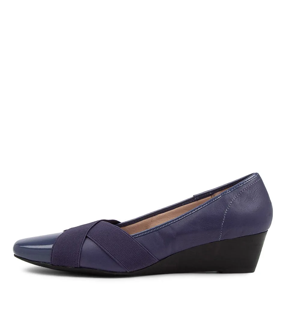 Comfortable Sandford Purple Patent Shoes