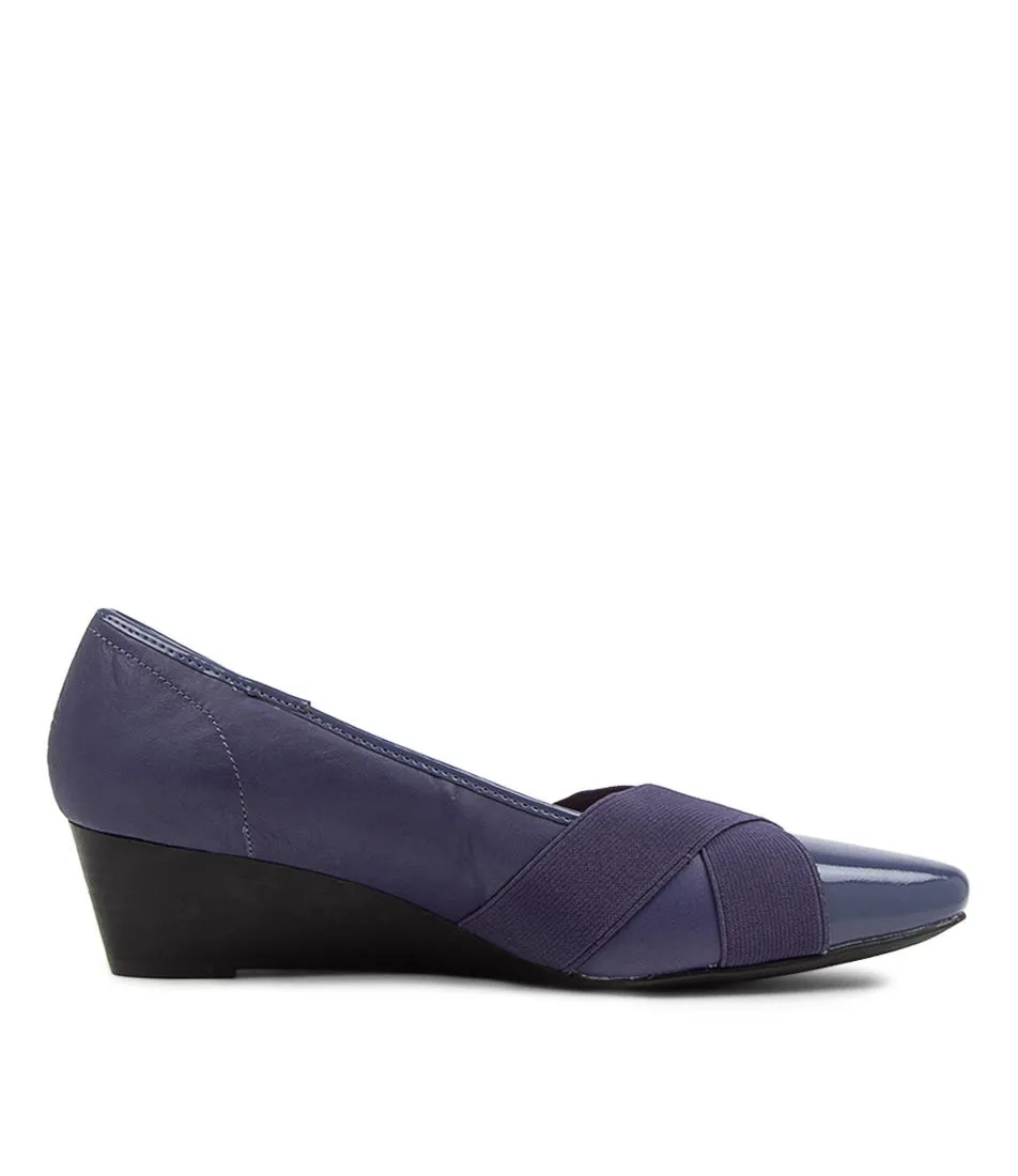 Comfortable Sandford Purple Patent Shoes