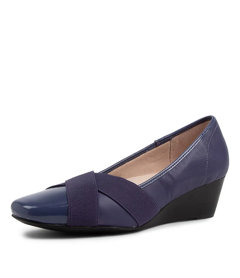 Comfortable Sandford Purple Patent Shoes