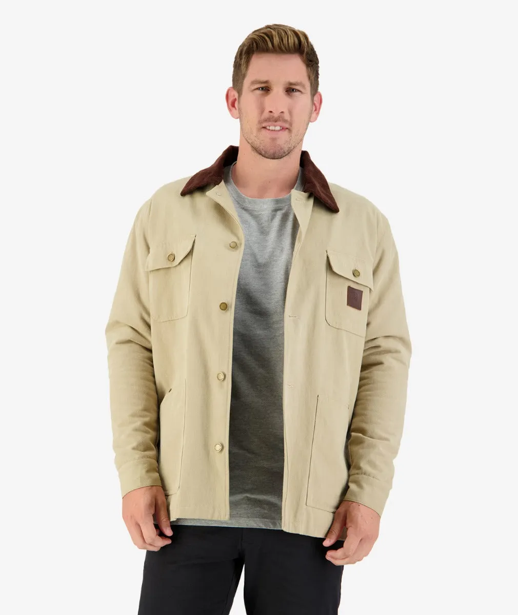 Swanndri Men's Barrytown V3 Canvas Jacket (Taupe) - CLEARANCE