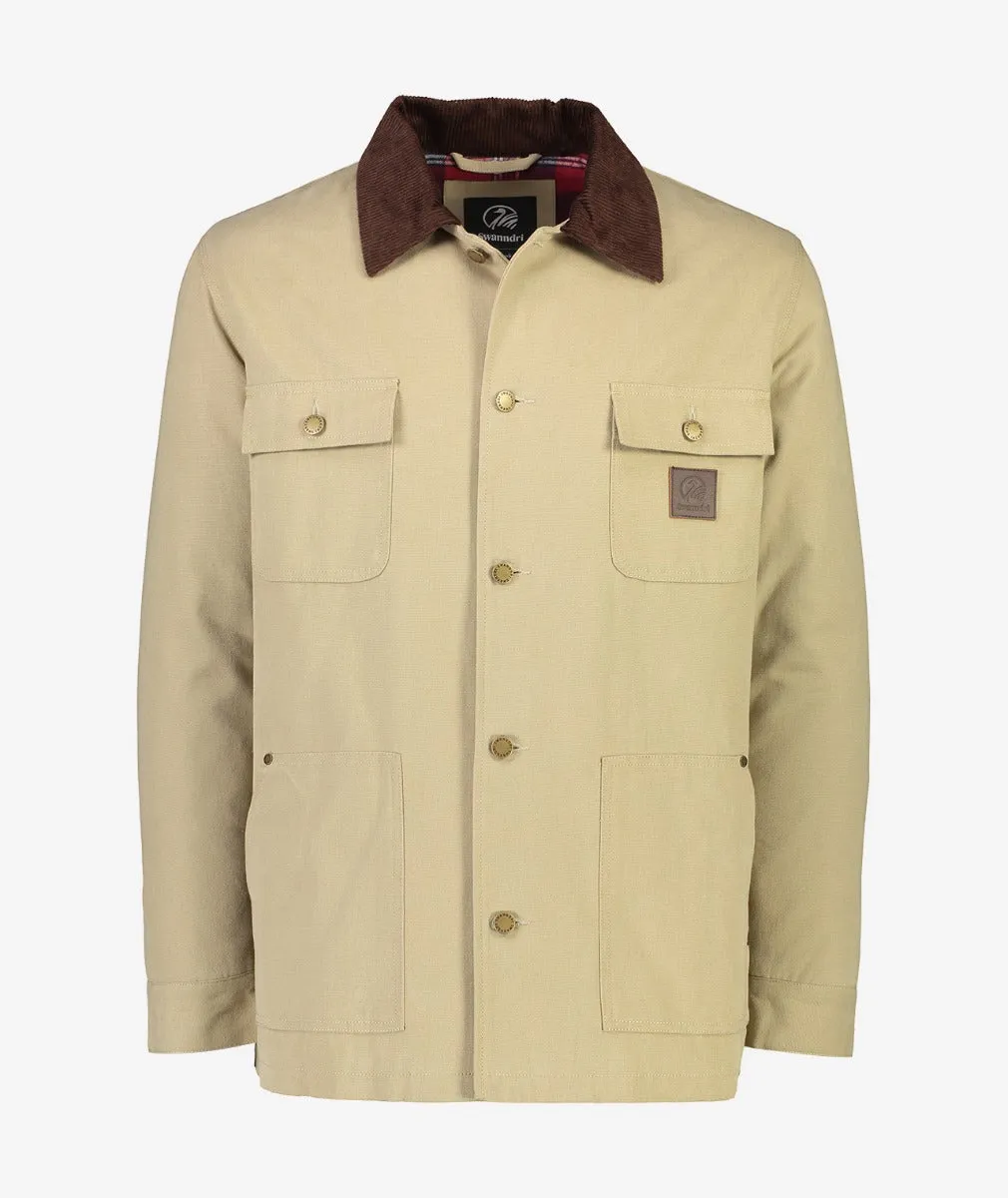 Swanndri Men's Barrytown V3 Canvas Jacket (Taupe) - CLEARANCE