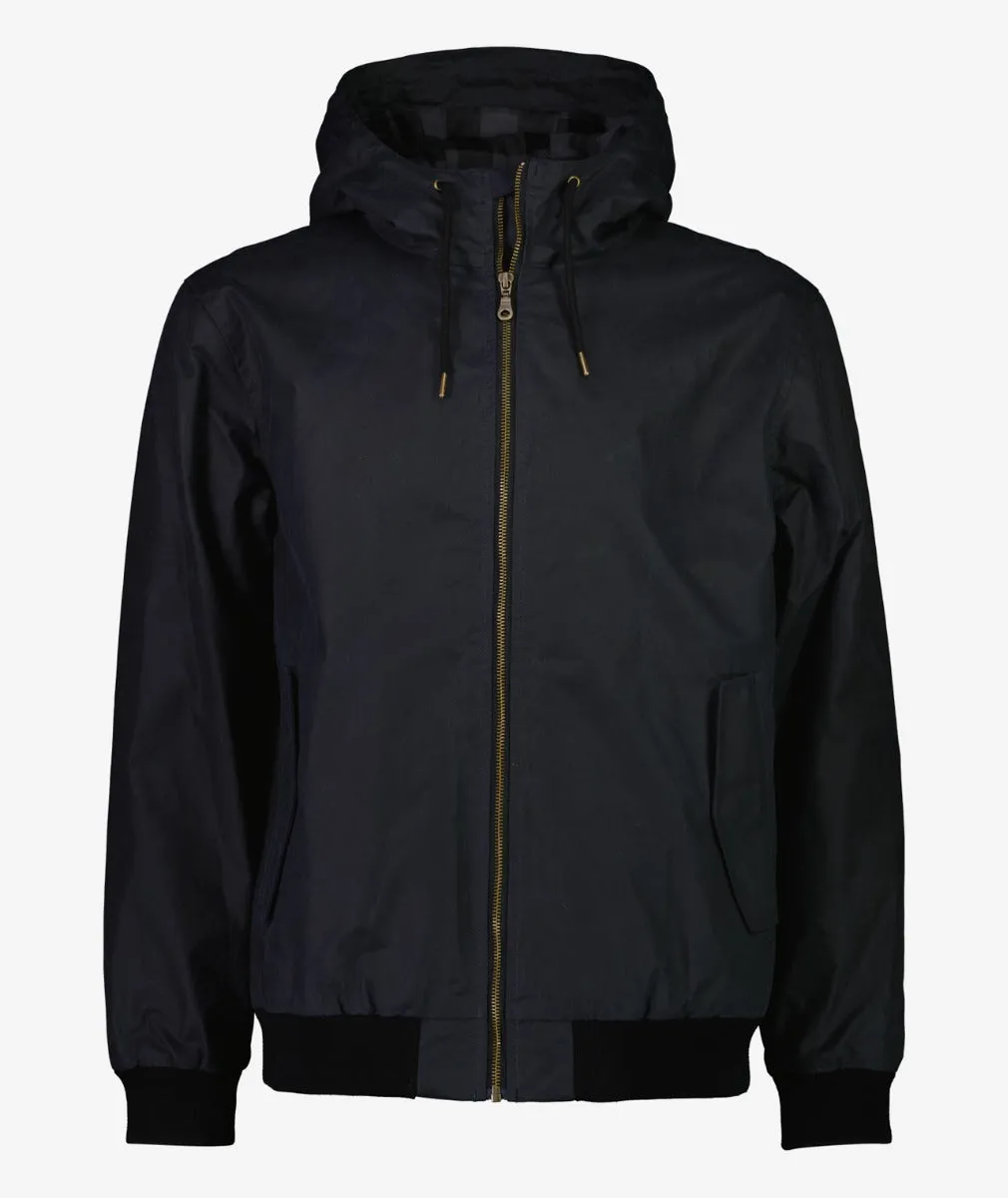 Swanndri Moreton Oilskin Hoodie for Men in Navy