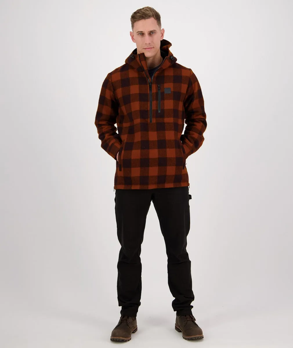 Swanndri Men's Reidston Wool Anorak (Cedar Check)