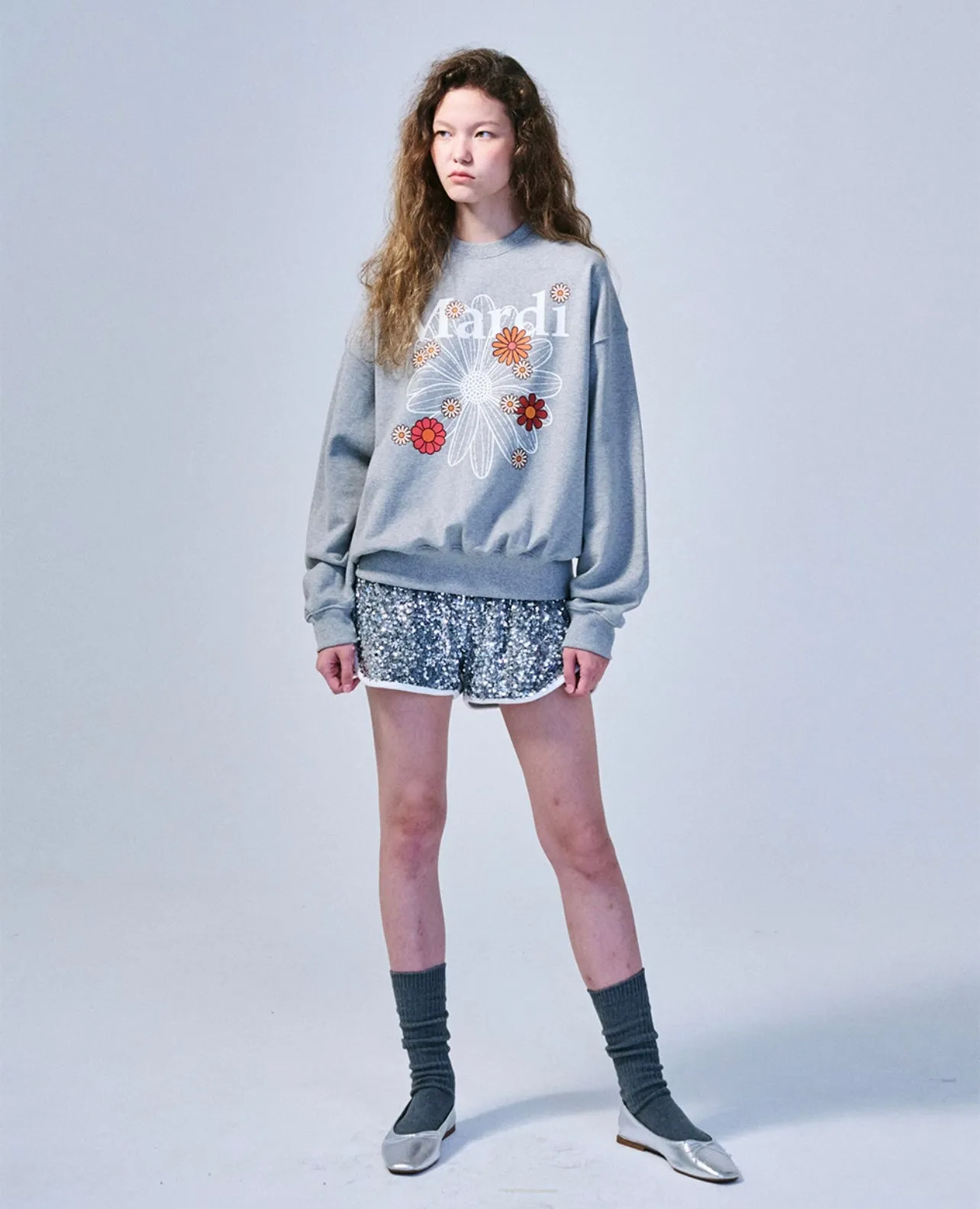 Grey Ivory SWEATSHIRT BLOSSOM