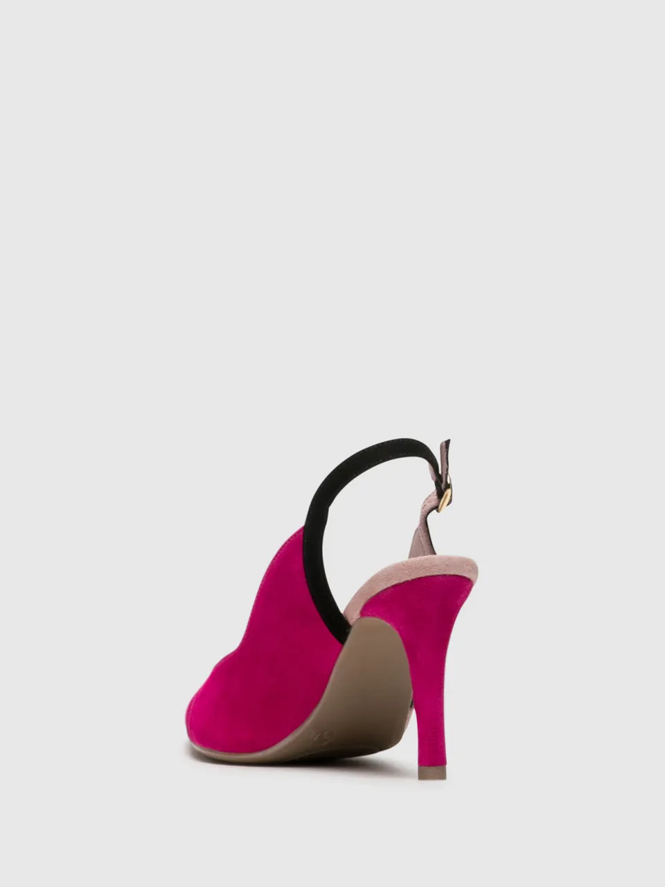 Tan Pink Stiletto Shoes