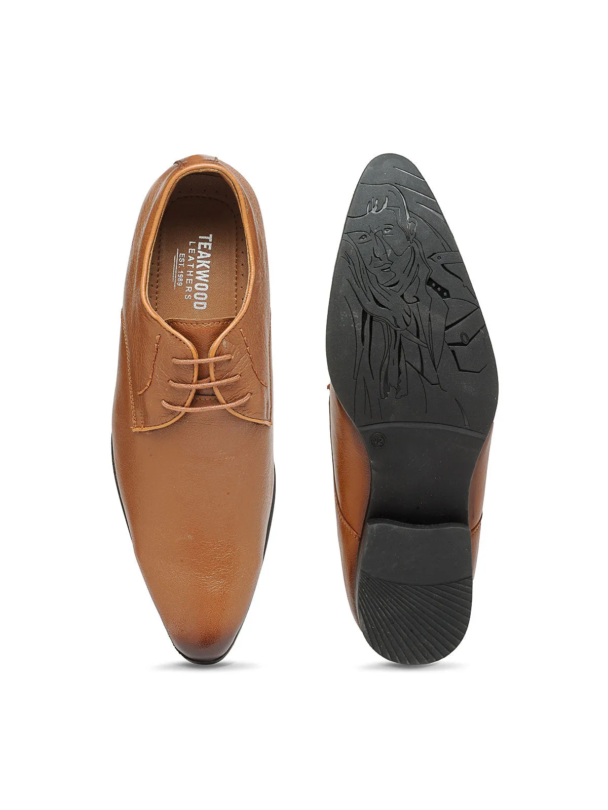 Teakwood Men's Real Leather Shoes