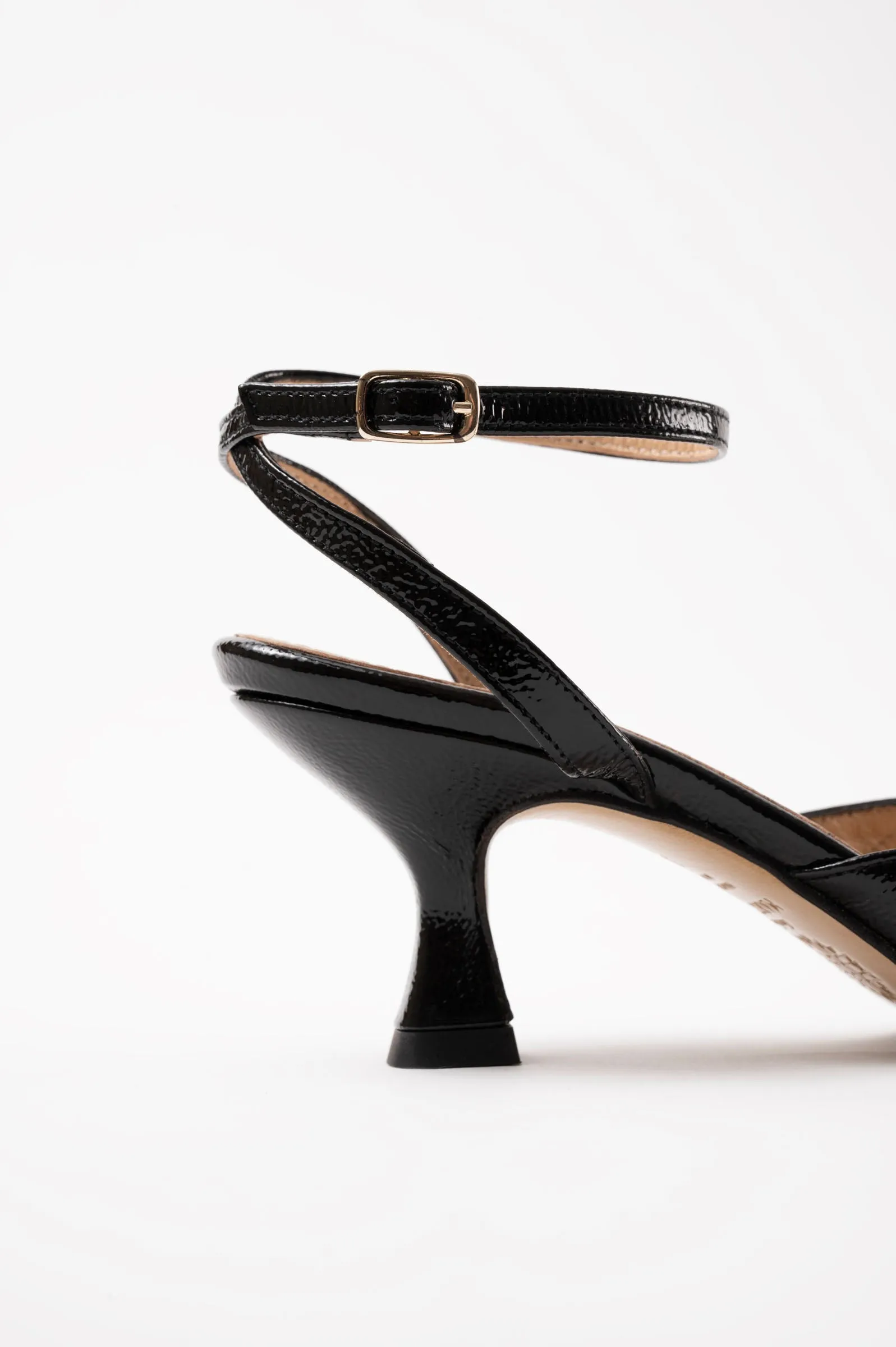 TERESA -  Black Patent Leather Pumps