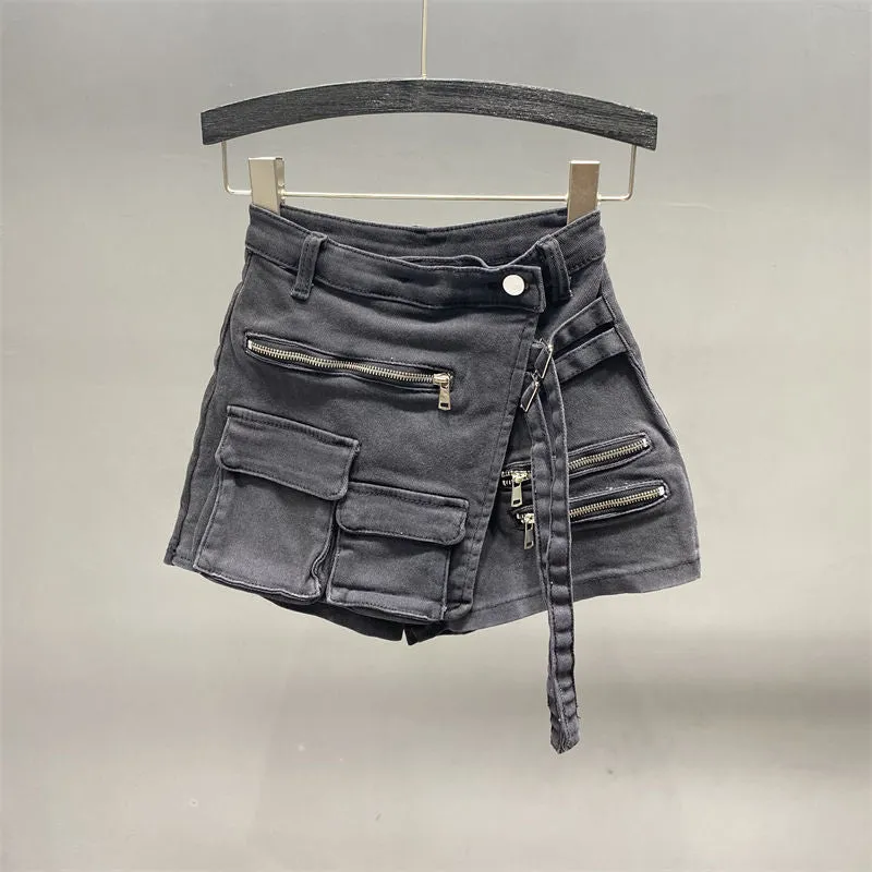 Denim Mini Skort for Women - Shop Now