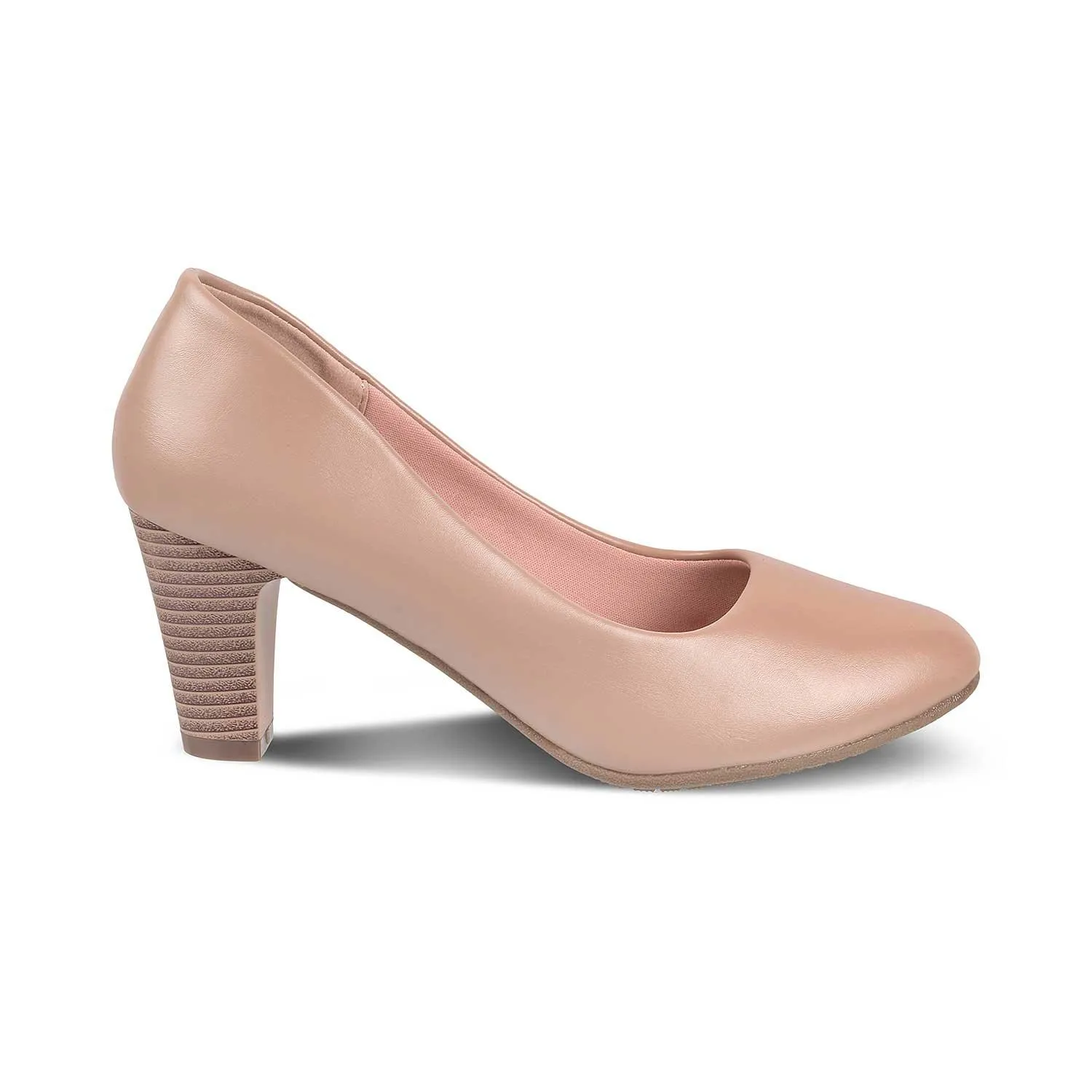 The Bignani-2 Pink Women's Dress Heel Pumps Tresmode