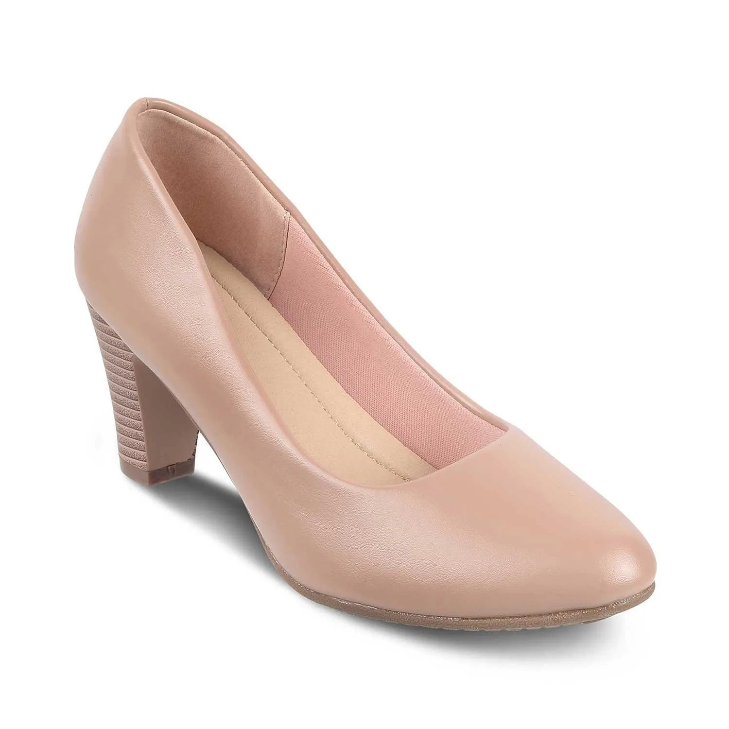 The Bignani-2 Pink Women's Dress Heel Pumps Tresmode