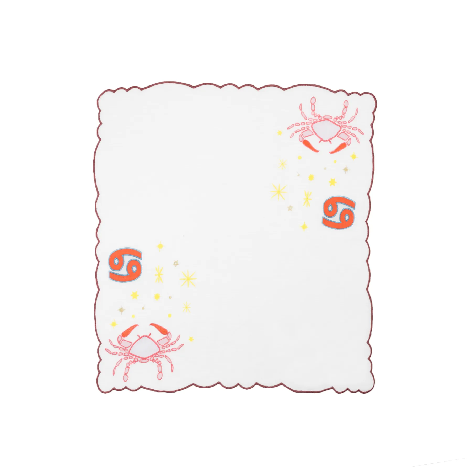 The Zodiac Napkin, Set of 12 - Roots / Linen