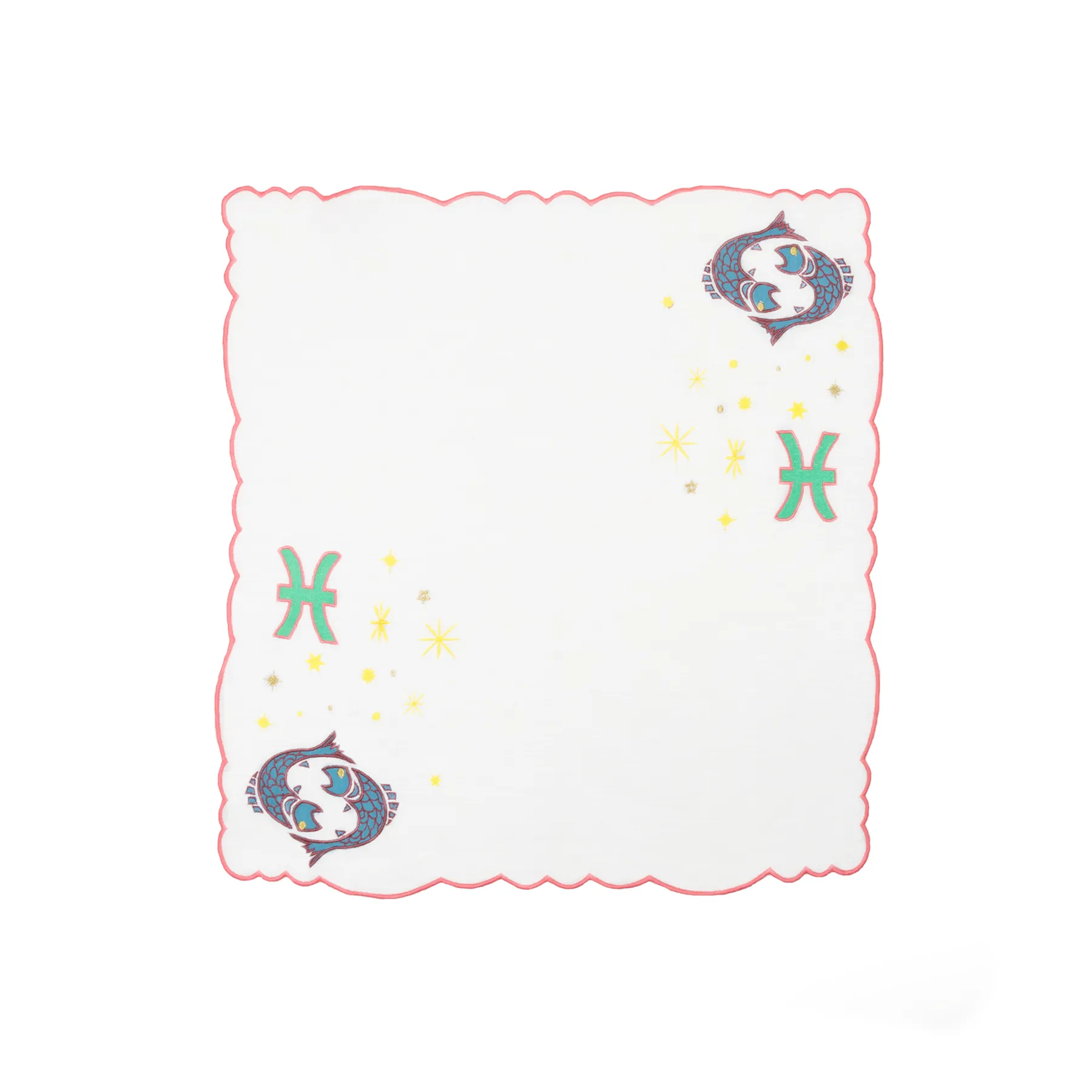 The Zodiac Napkin, Set of 12 - Roots / Linen