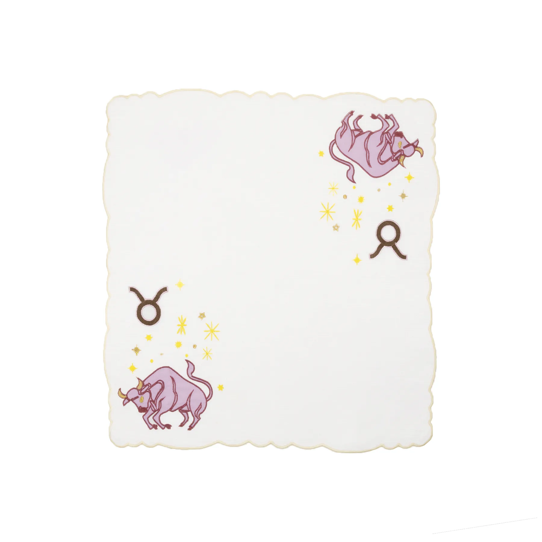 The Zodiac Napkin, Set of 12 - Roots / Linen