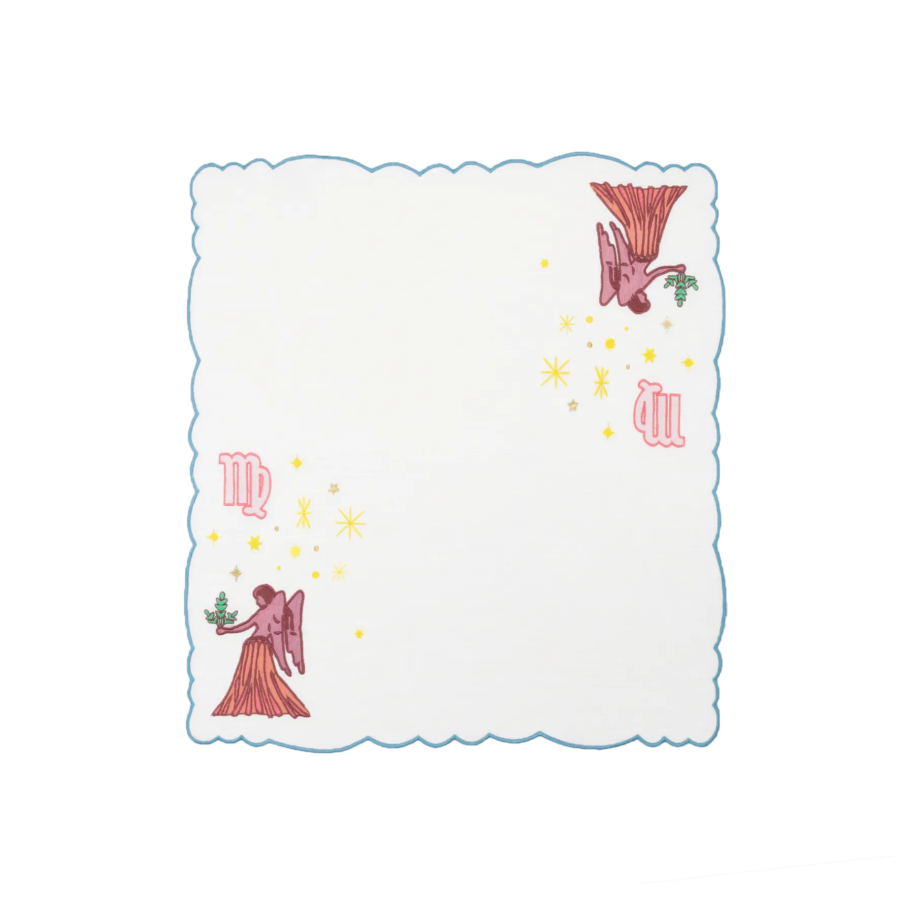 The Zodiac Napkin, Set of 12 - Roots / Linen