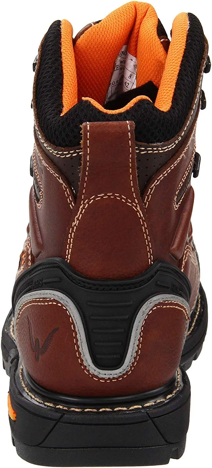 Thorogood Men's Composite Safety Toe Work Boot - Brown, Round Cap, 6 GenFlex2 Series