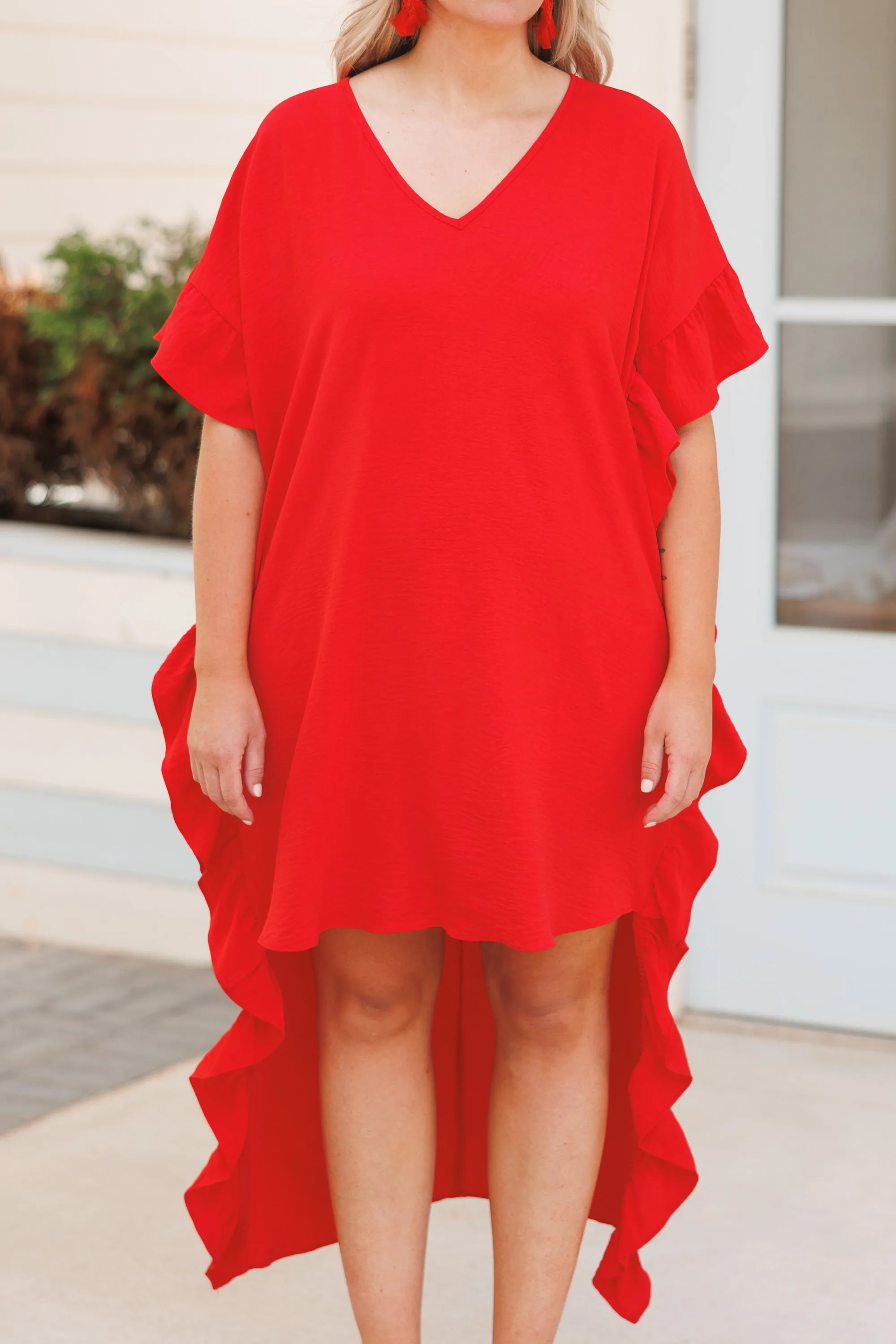 Tomato Red Fearless Dress