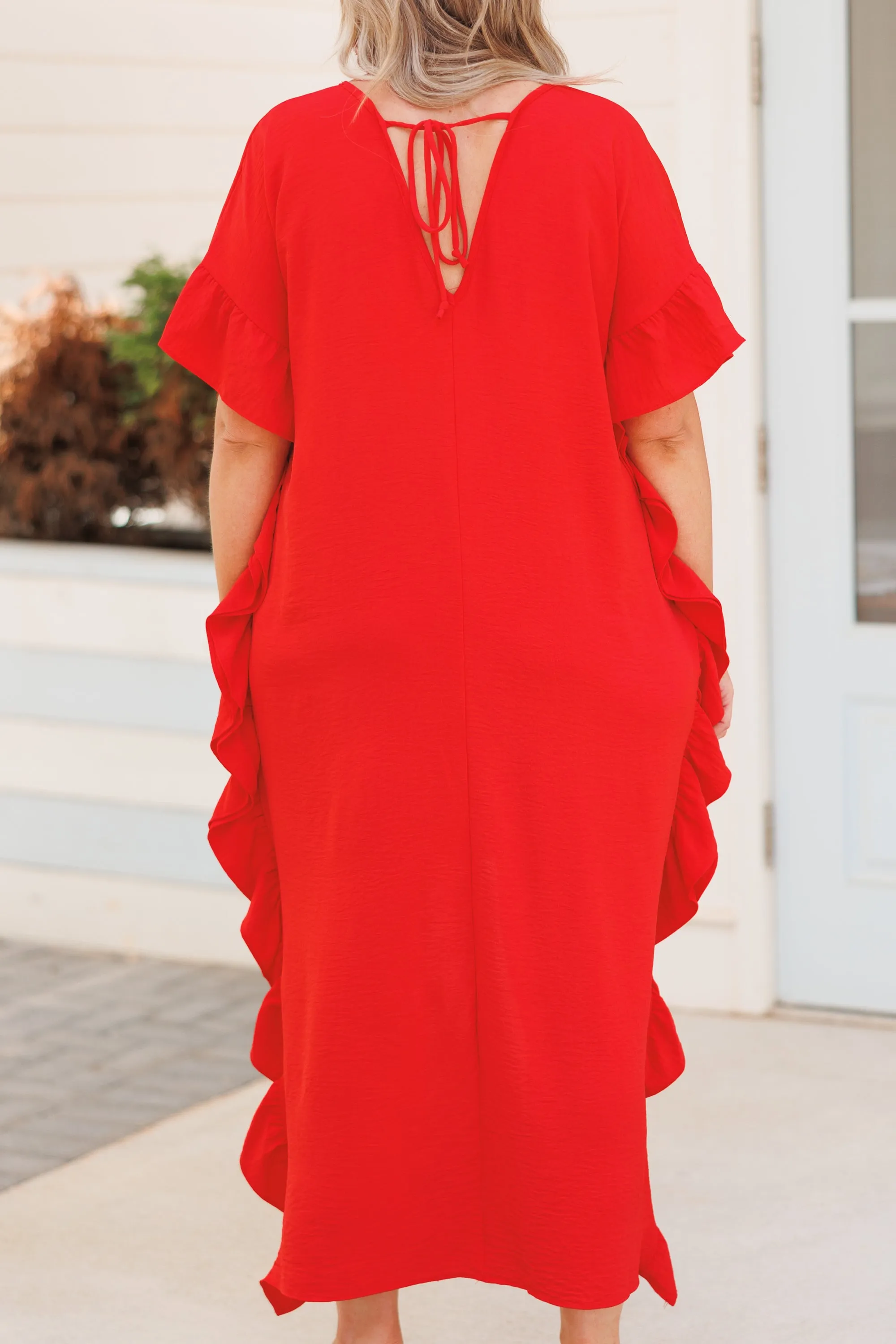 Tomato Red Fearless Dress