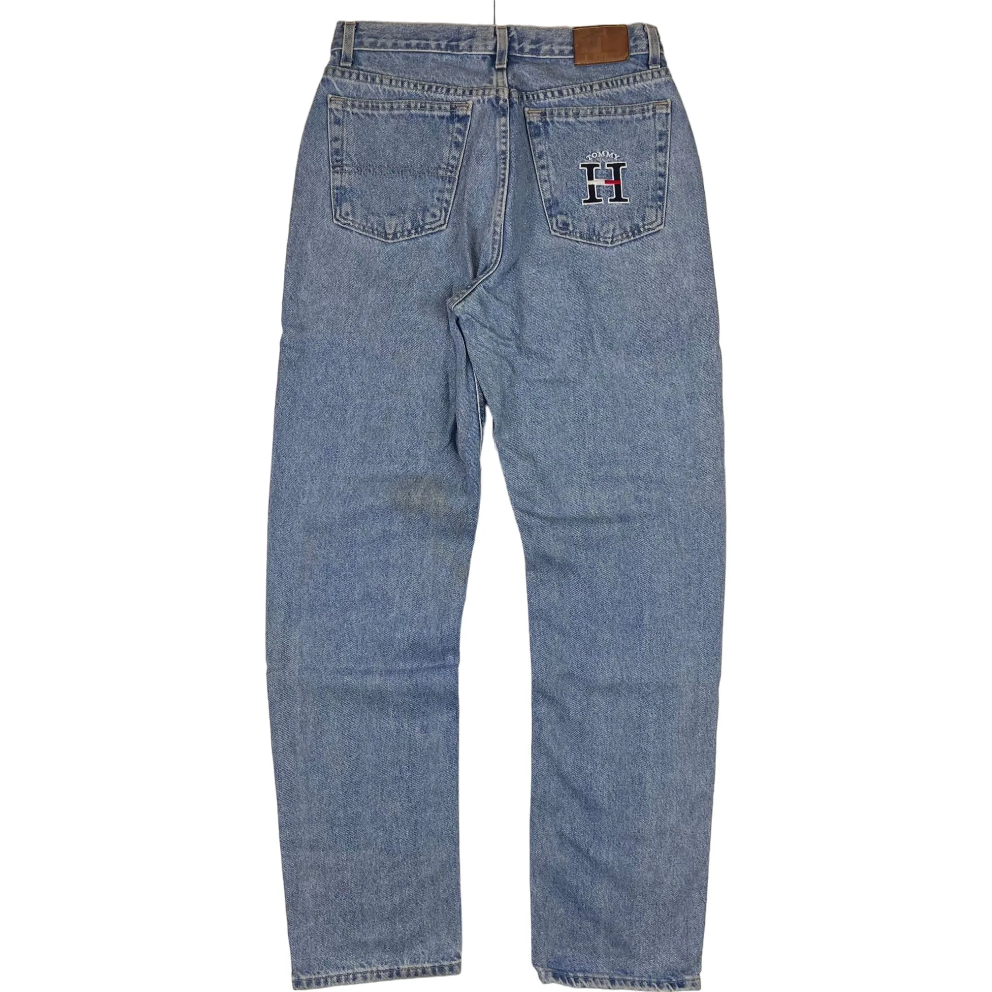 Tommy Hilfiger Embroidered Logo Jeans Blue