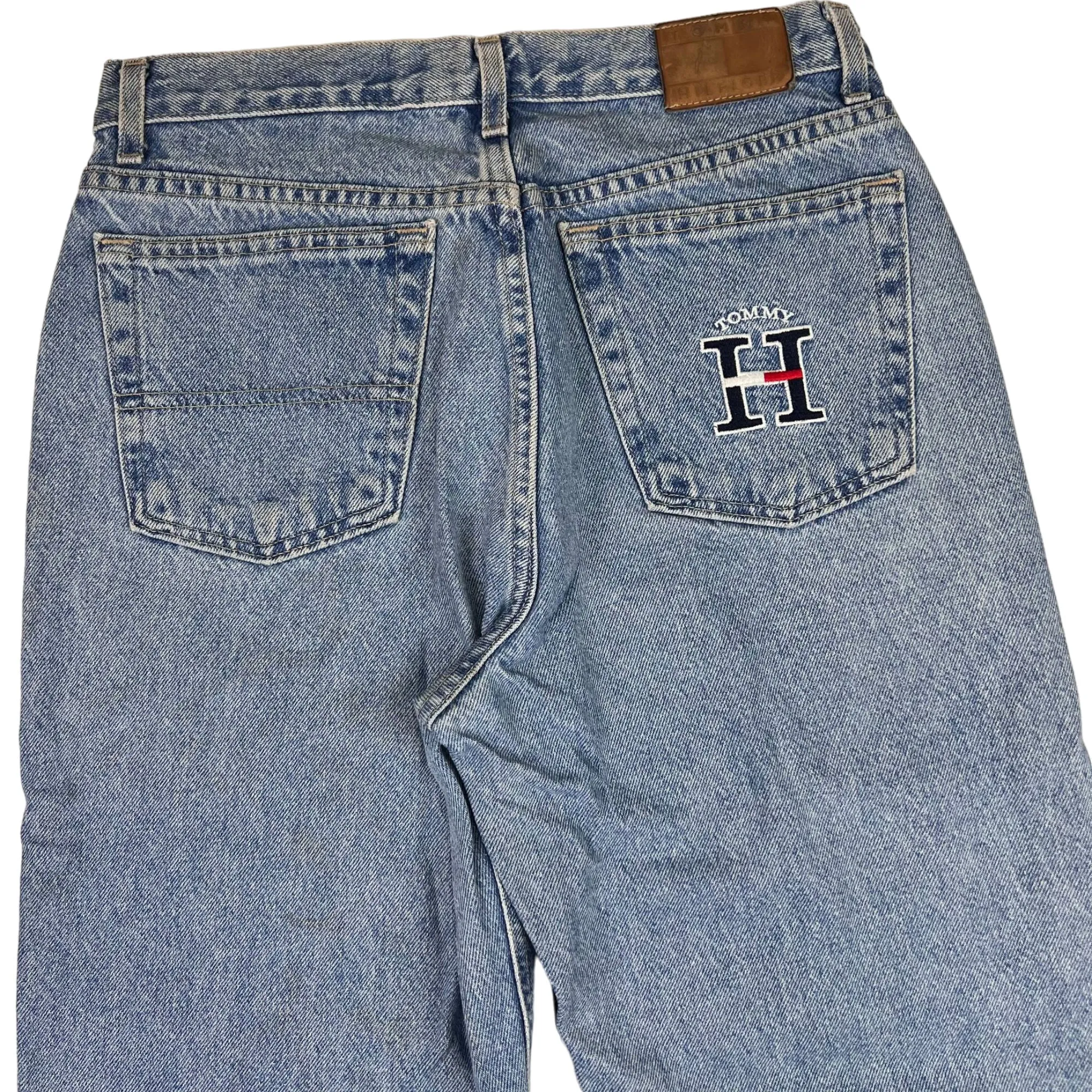 Tommy Hilfiger Embroidered Logo Jeans Blue