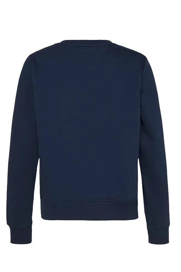 Tommy Hilfiger Women TJW Crew Sweatshirt Navy