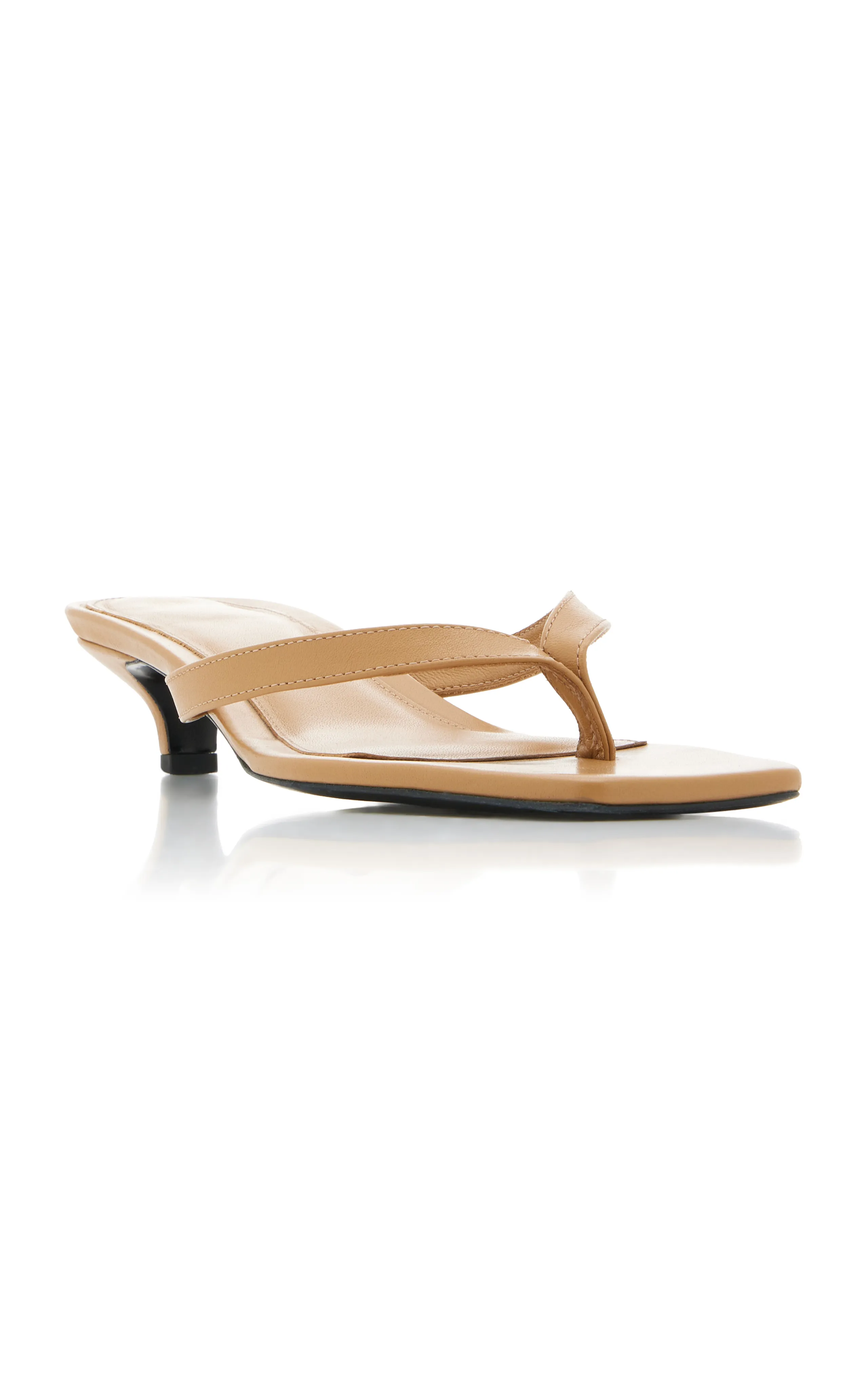 Toteme The Flip-Flop Leather Heels