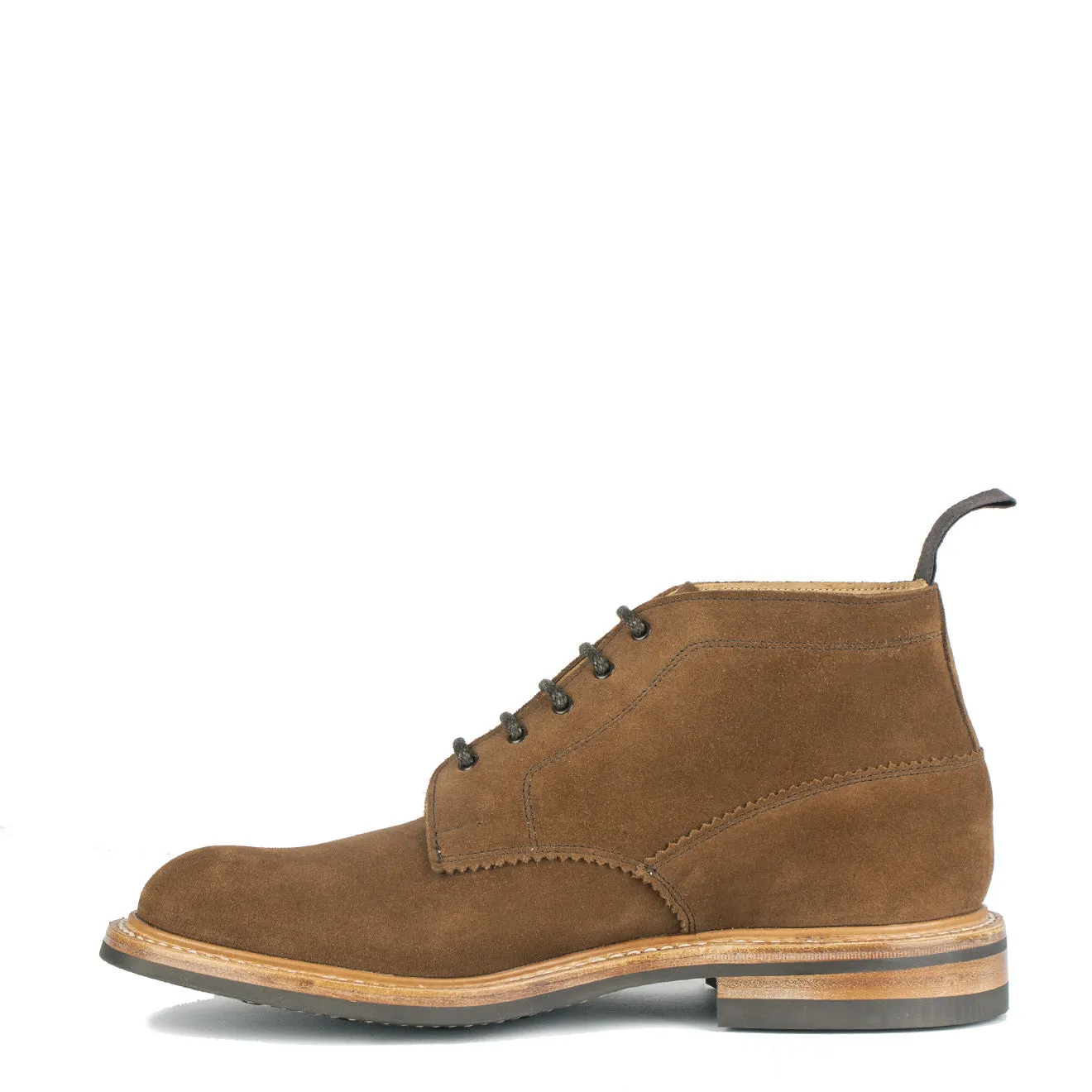 Trickers Evedon Chukka Boot Snuff - Premium Trickers Evedon Chukka Boot in Snuff Suede