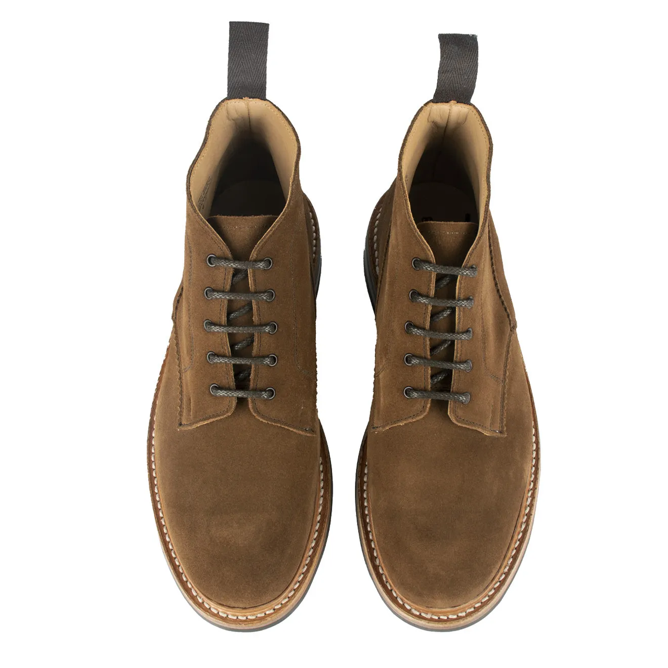 Trickers Evedon Chukka Boot Snuff - Premium Trickers Evedon Chukka Boot in Snuff Suede