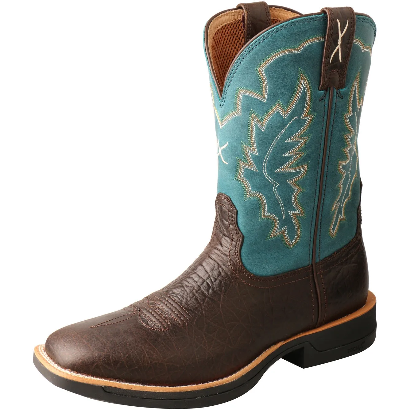 Twisted X Men's Tech X Boot - Chocolate and Teal: Shop Now