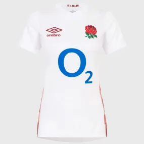 Umbro England Red Roses Women's Home Replica Rugby Shirt 2023/24