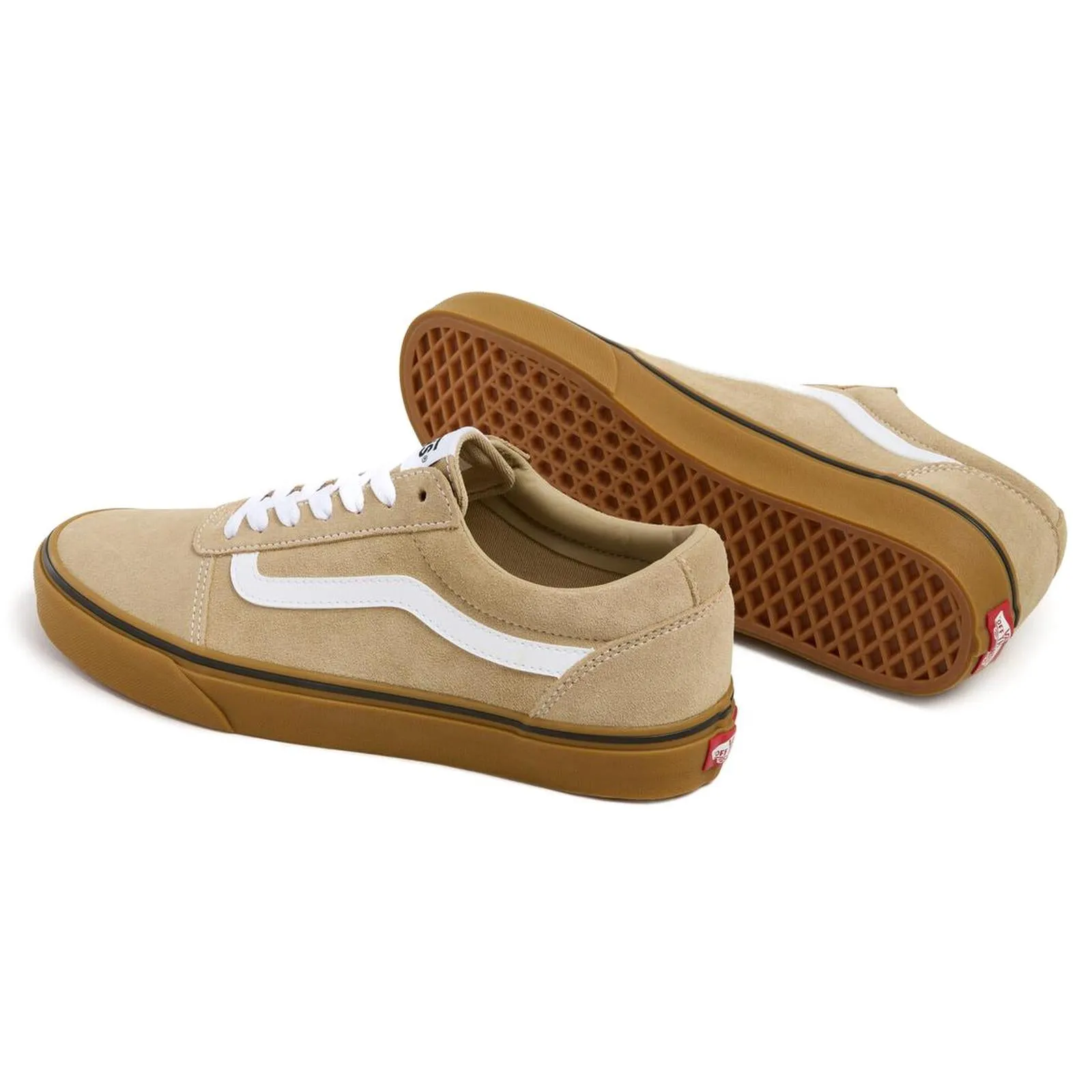 Vans Mens Ward Low Rise Leather Trainers