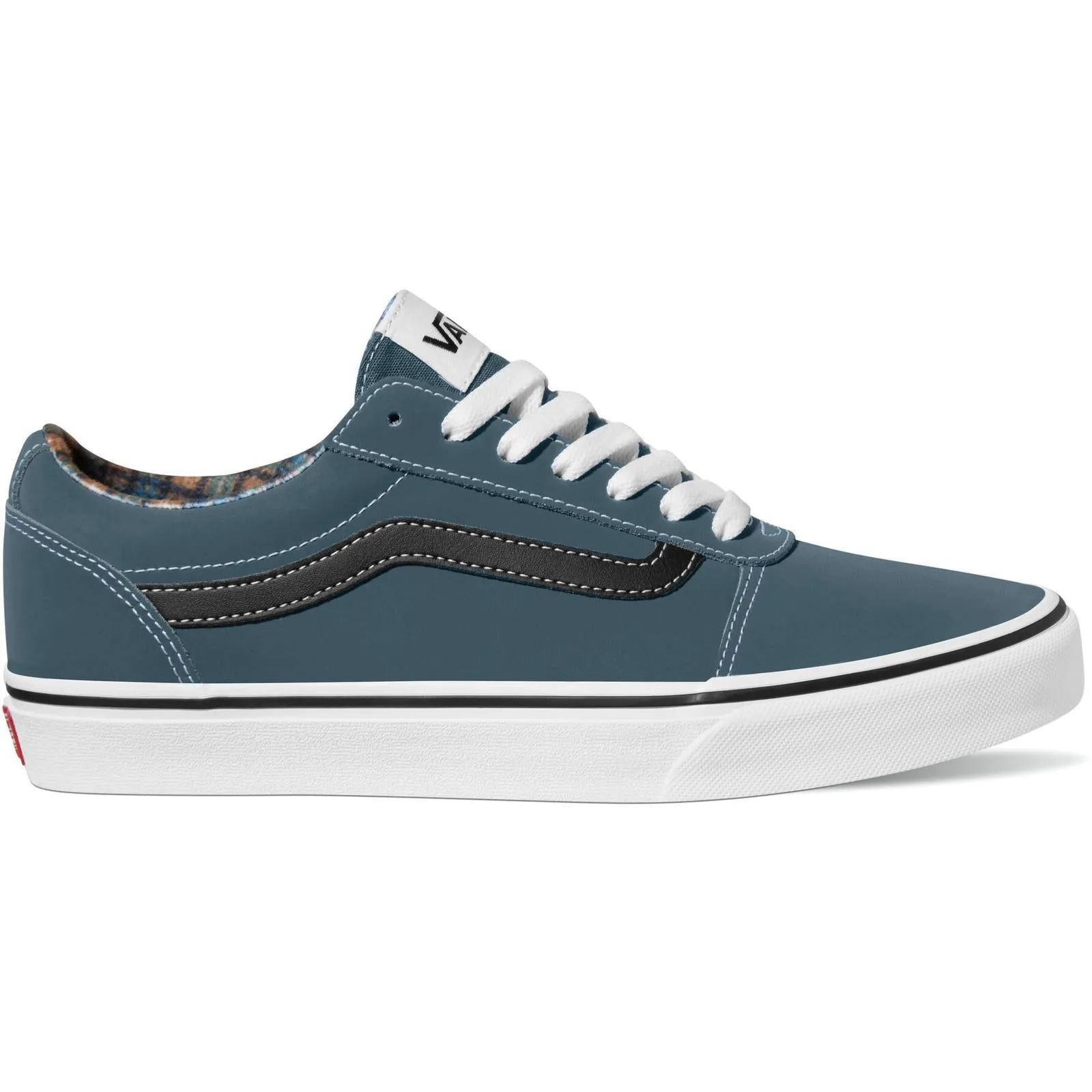 Vans Mens Ward Low Rise Leather Trainers