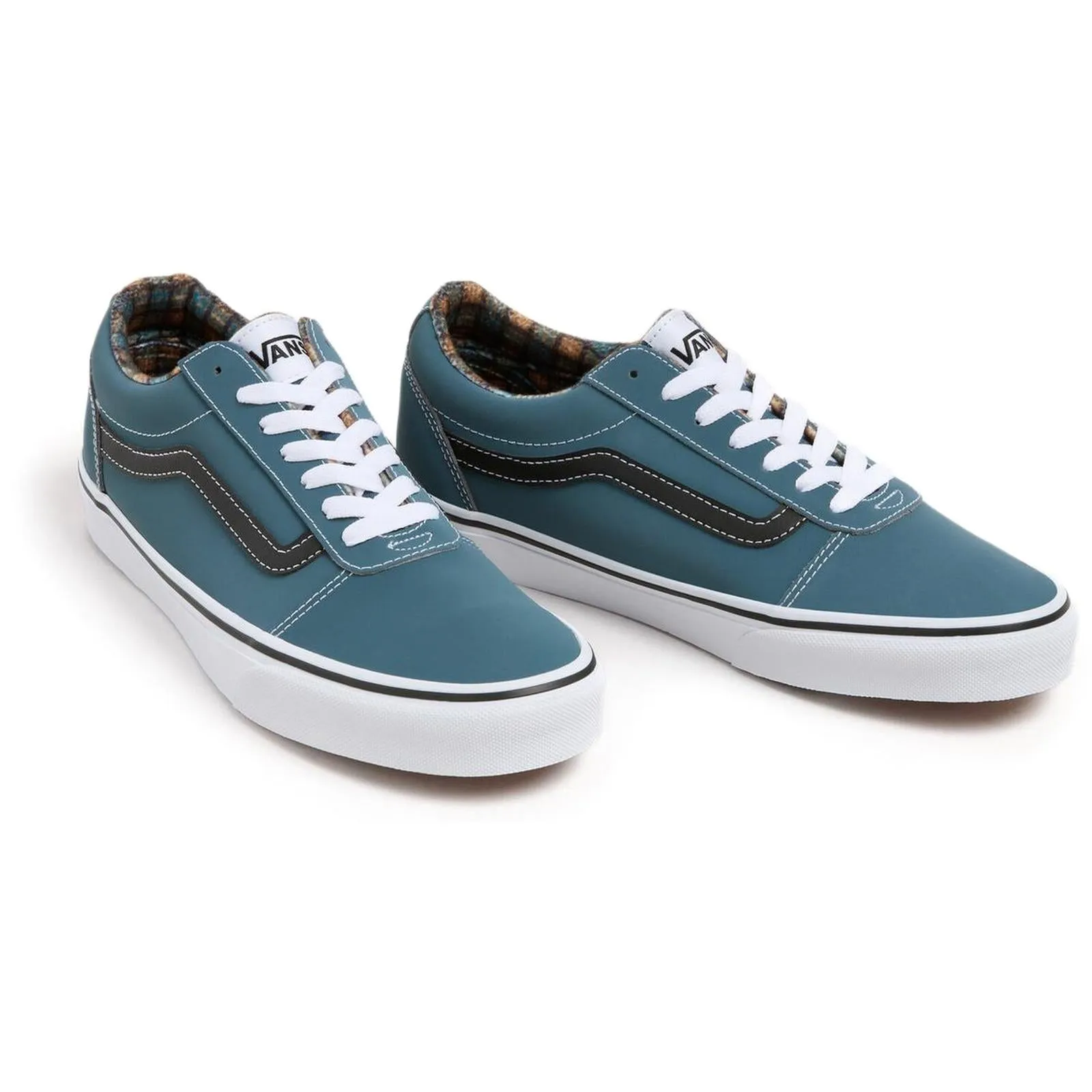 Vans Mens Ward Low Rise Leather Trainers