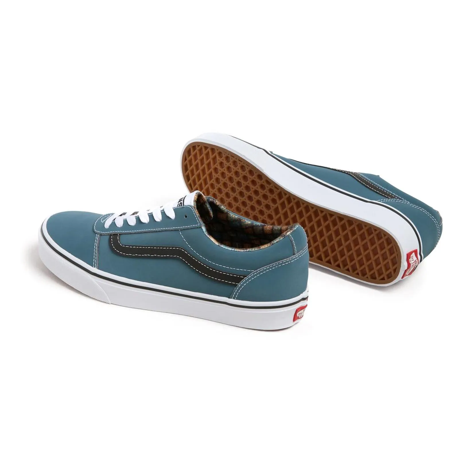 Vans Mens Ward Low Rise Leather Trainers