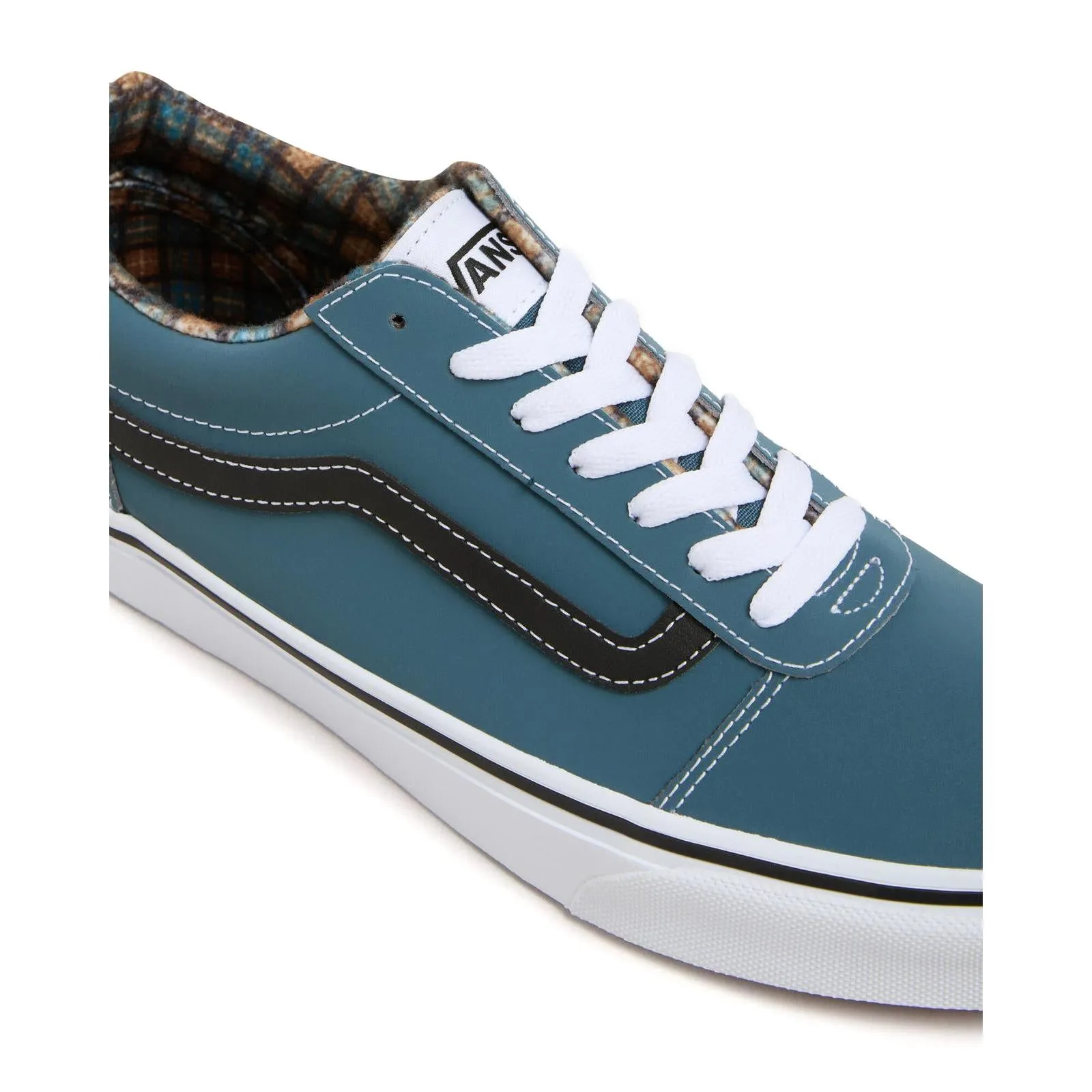 Vans Mens Ward Low Rise Leather Trainers