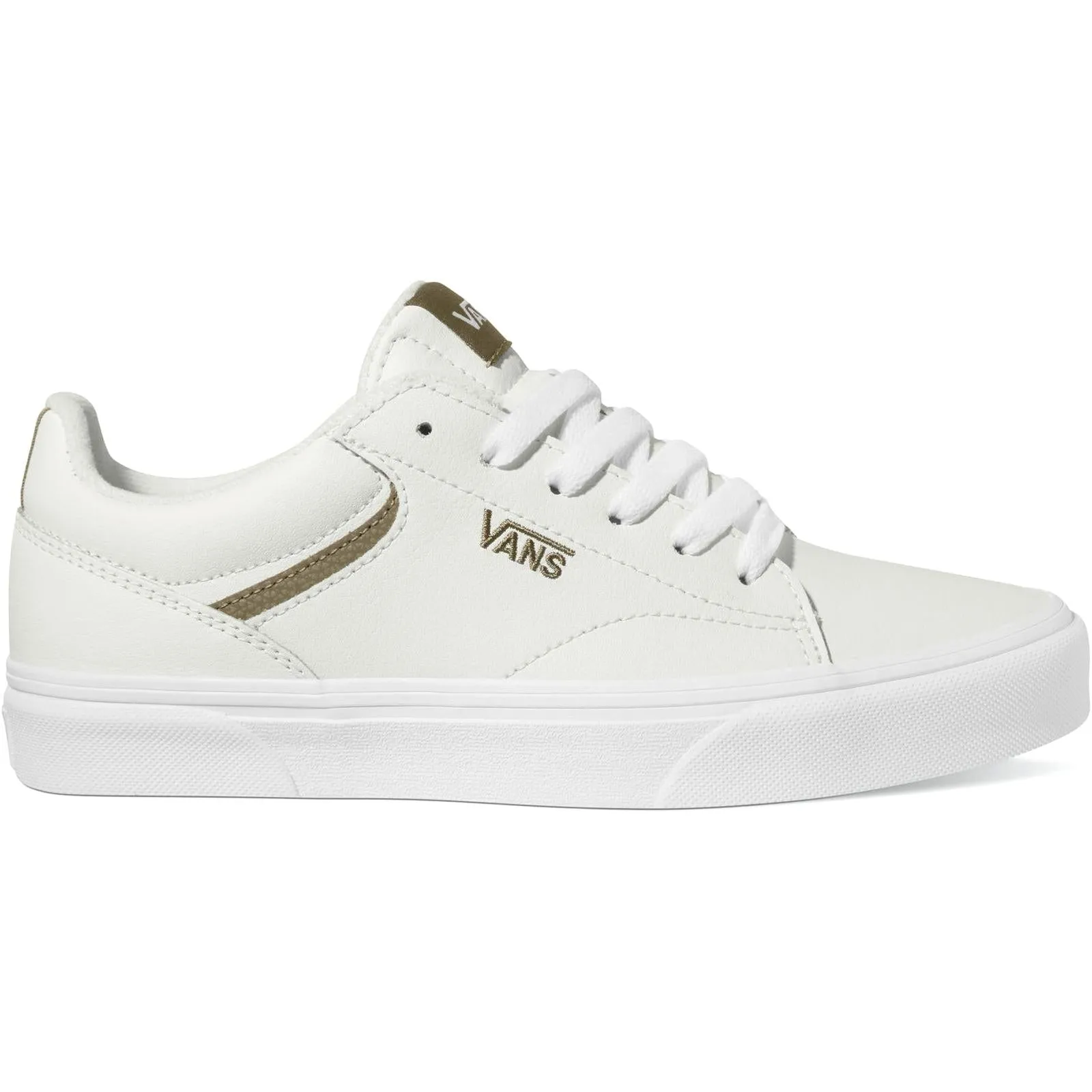 Vans Womens Seldan Leather Low Rise Trainers