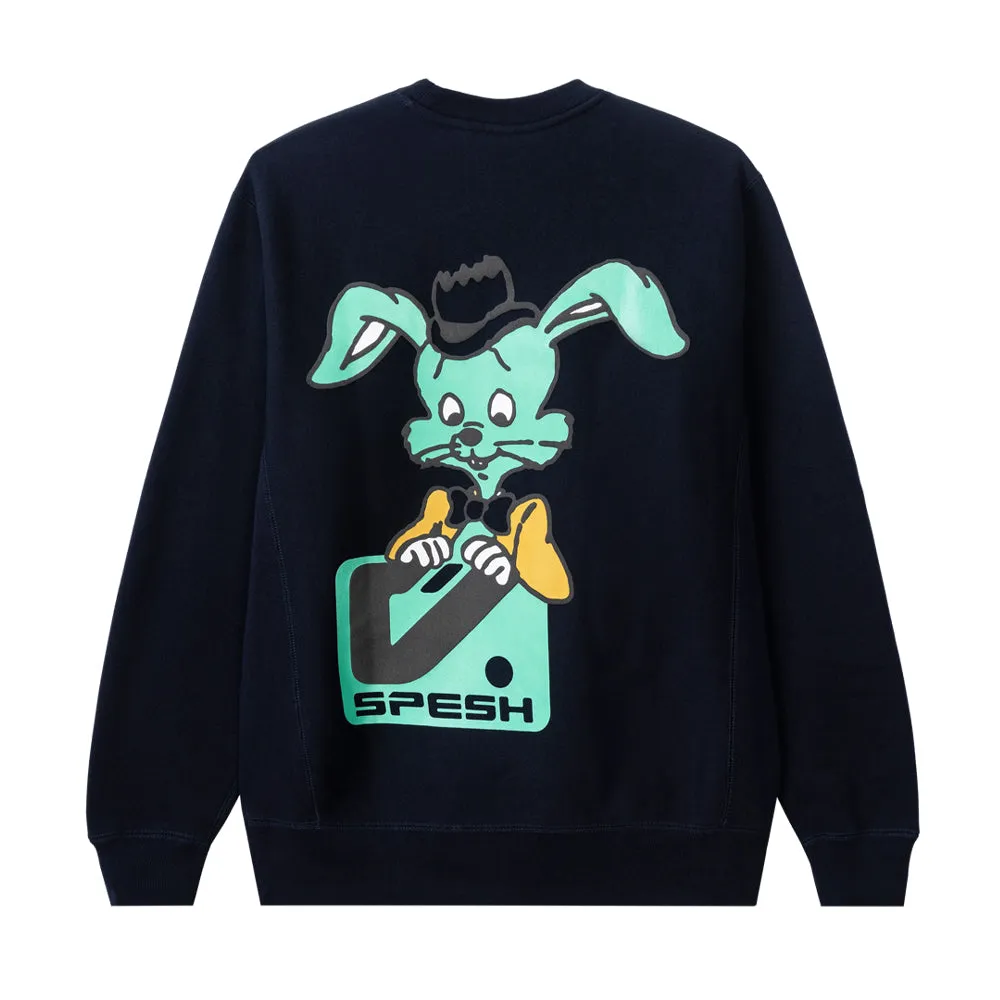 VERY SPECIAL BY GASIUS CREWNECK SWEATSHIRT // NAVY