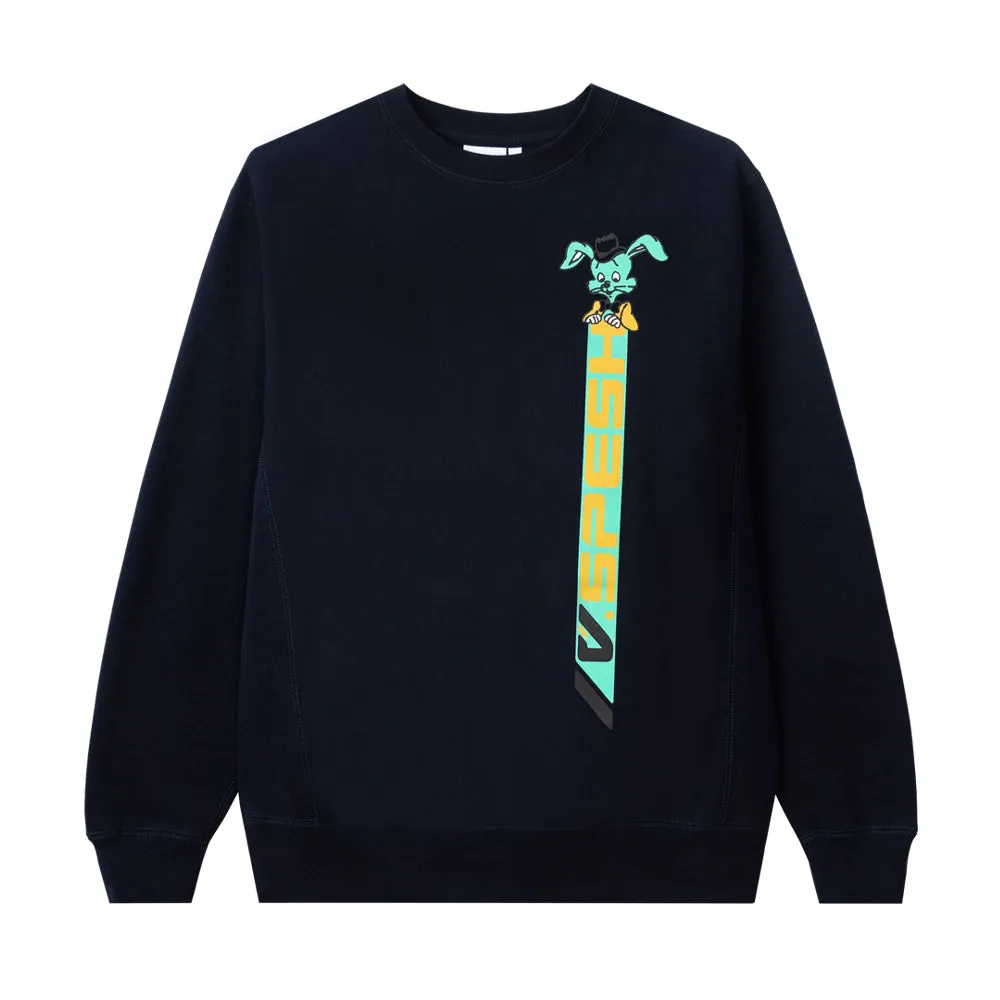 VERY SPECIAL BY GASIUS CREWNECK SWEATSHIRT // NAVY