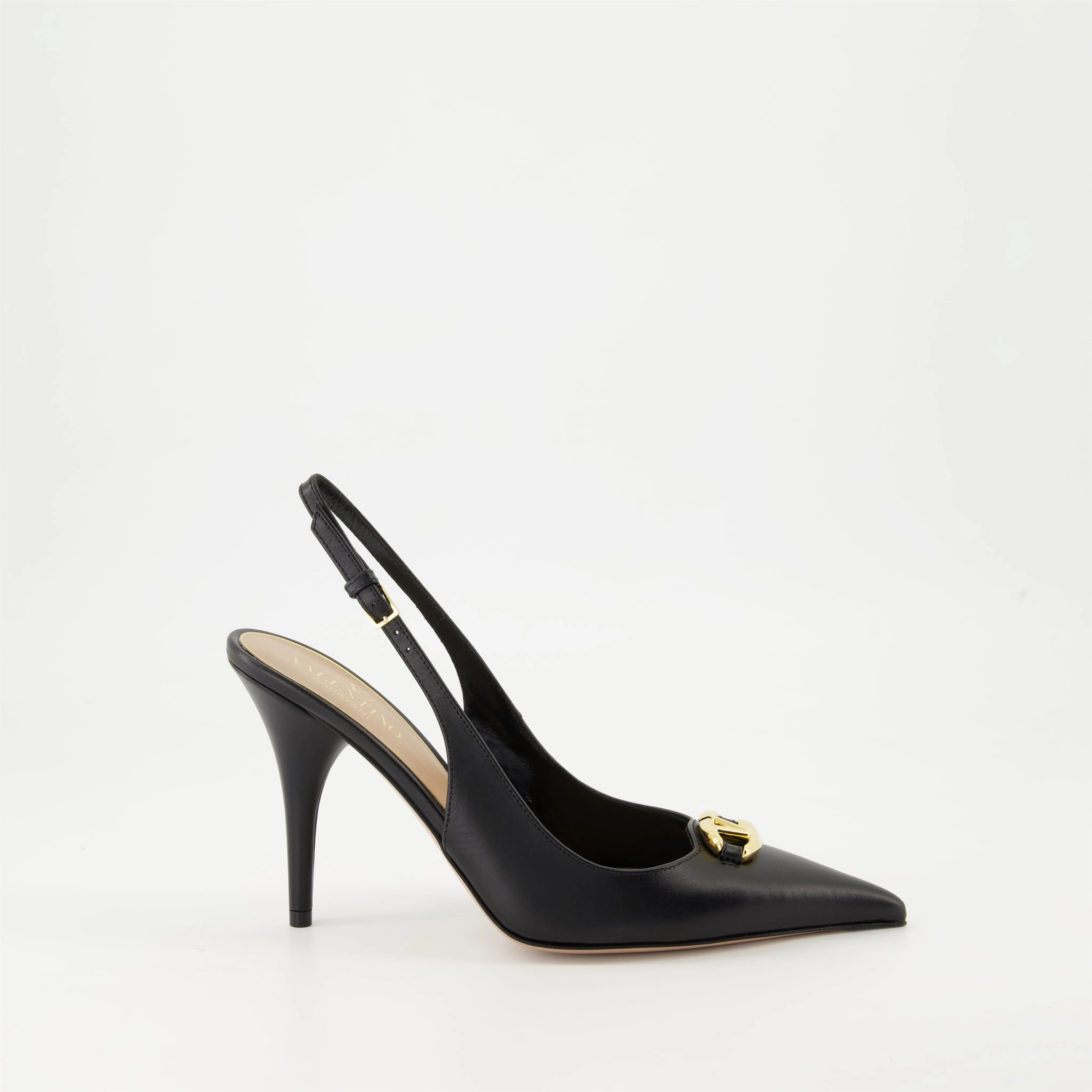 VLogo The Bold Leather Pumps