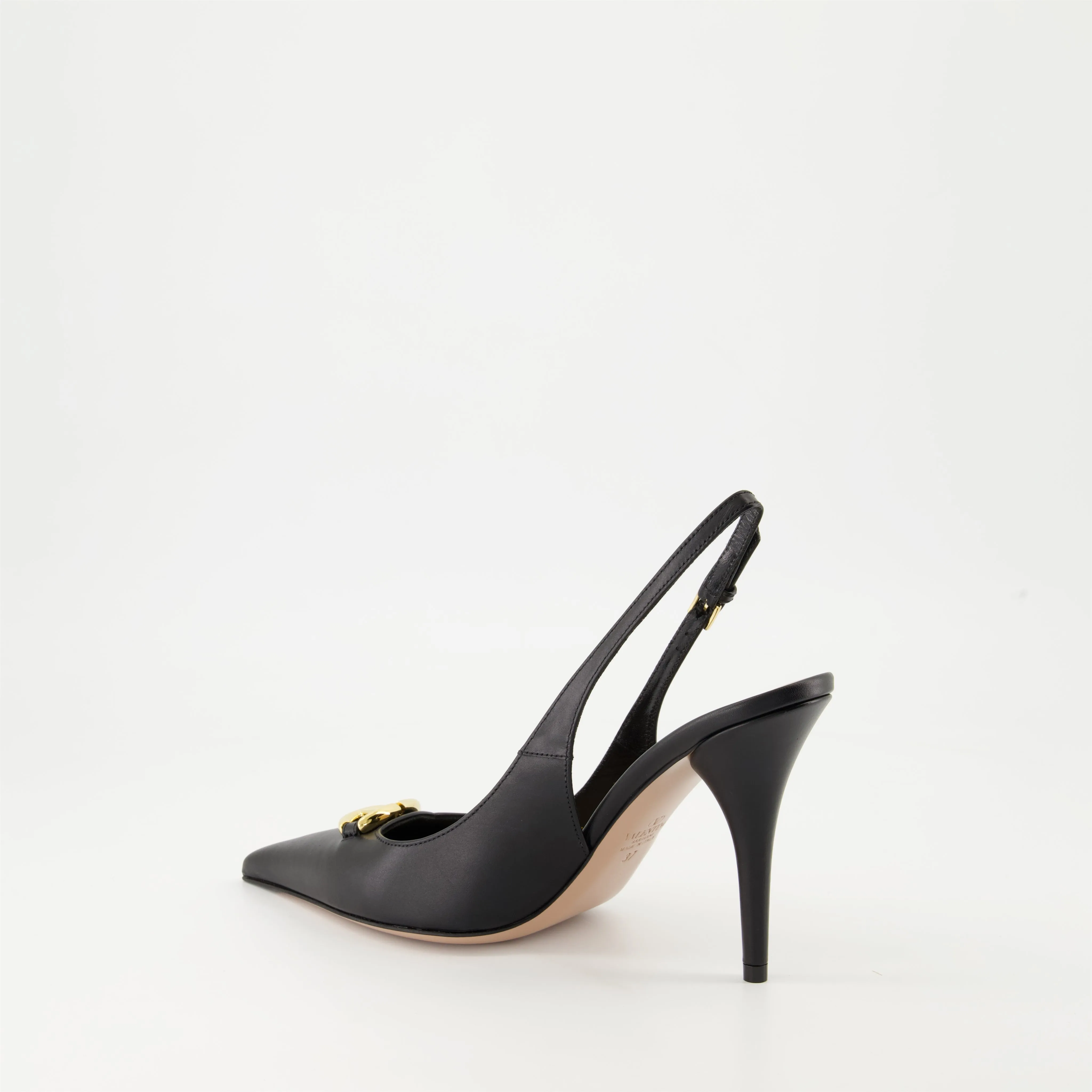 VLogo The Bold Leather Pumps