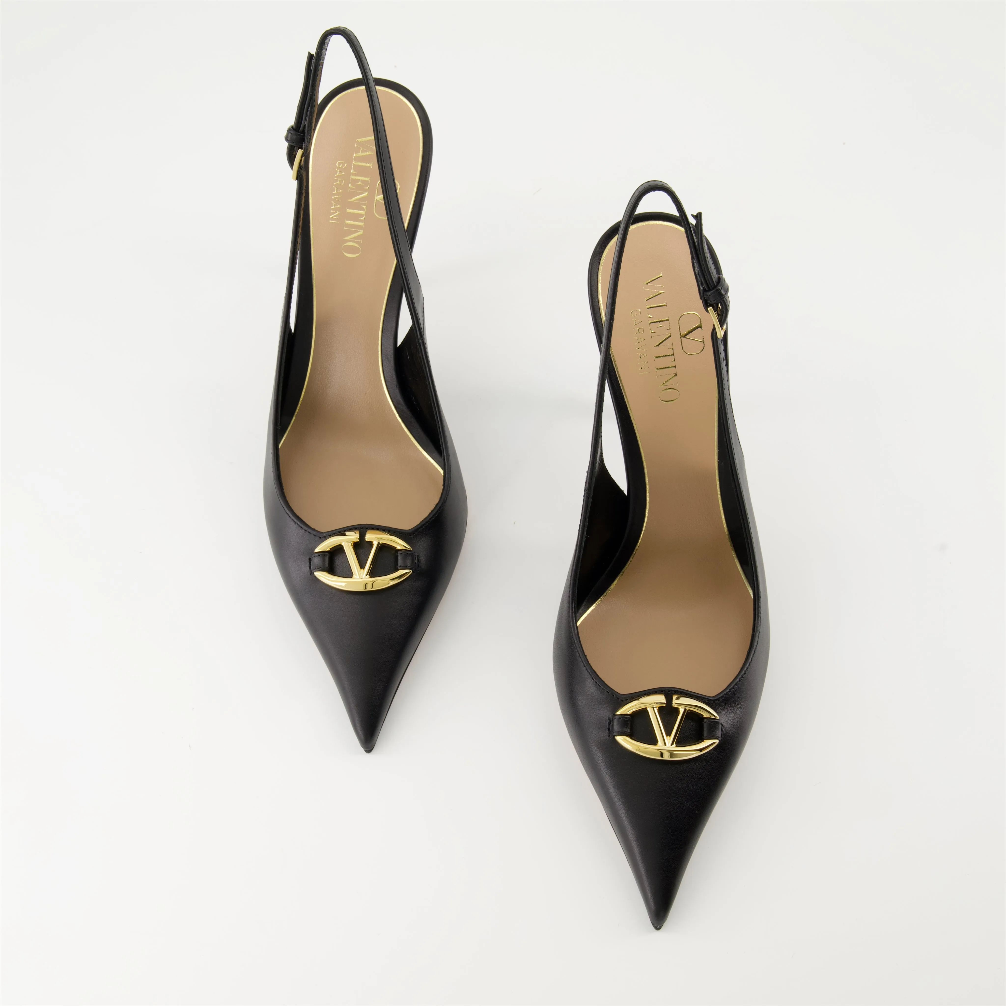 VLogo The Bold Leather Pumps