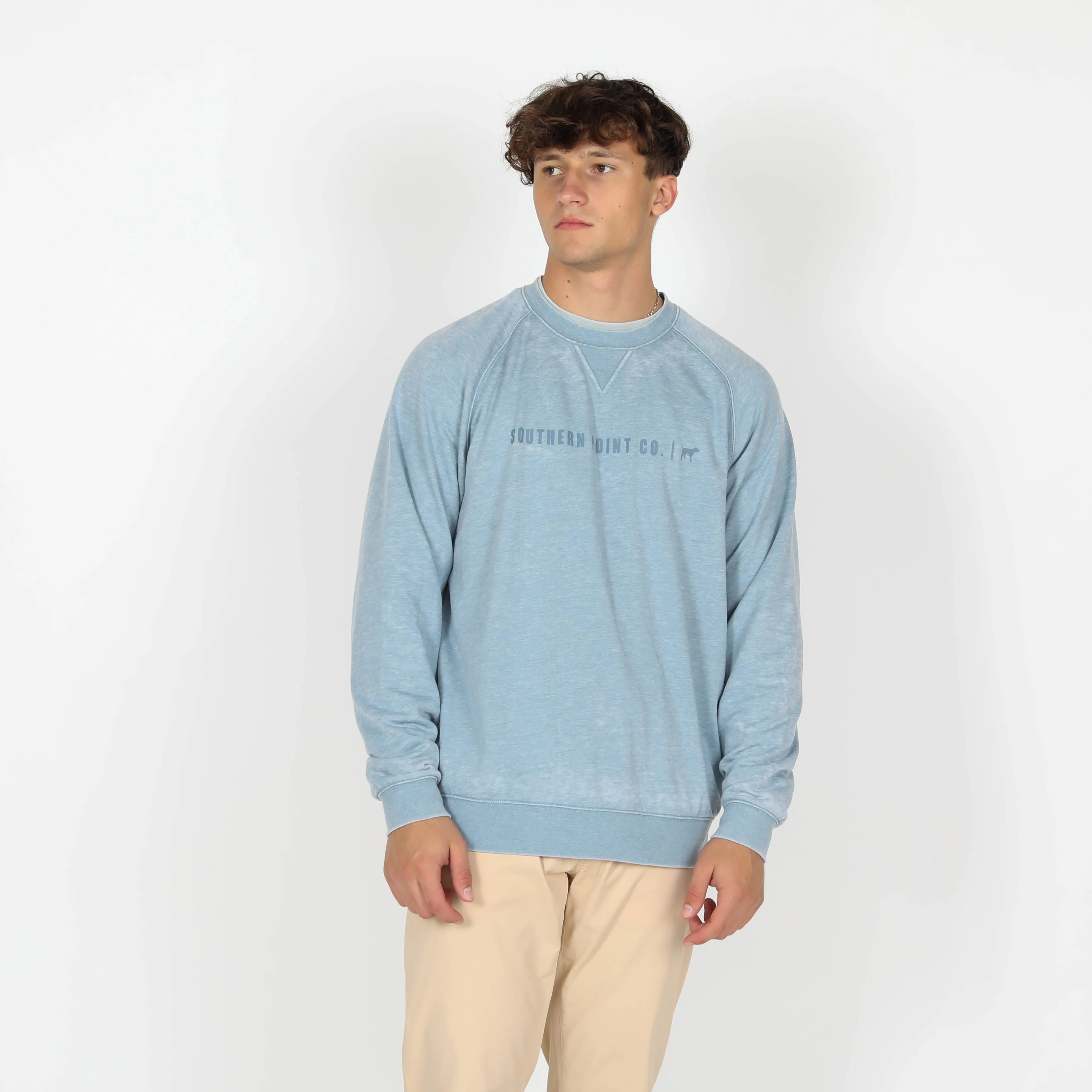 Washed Blue Campside Sweatshirt Final Sale